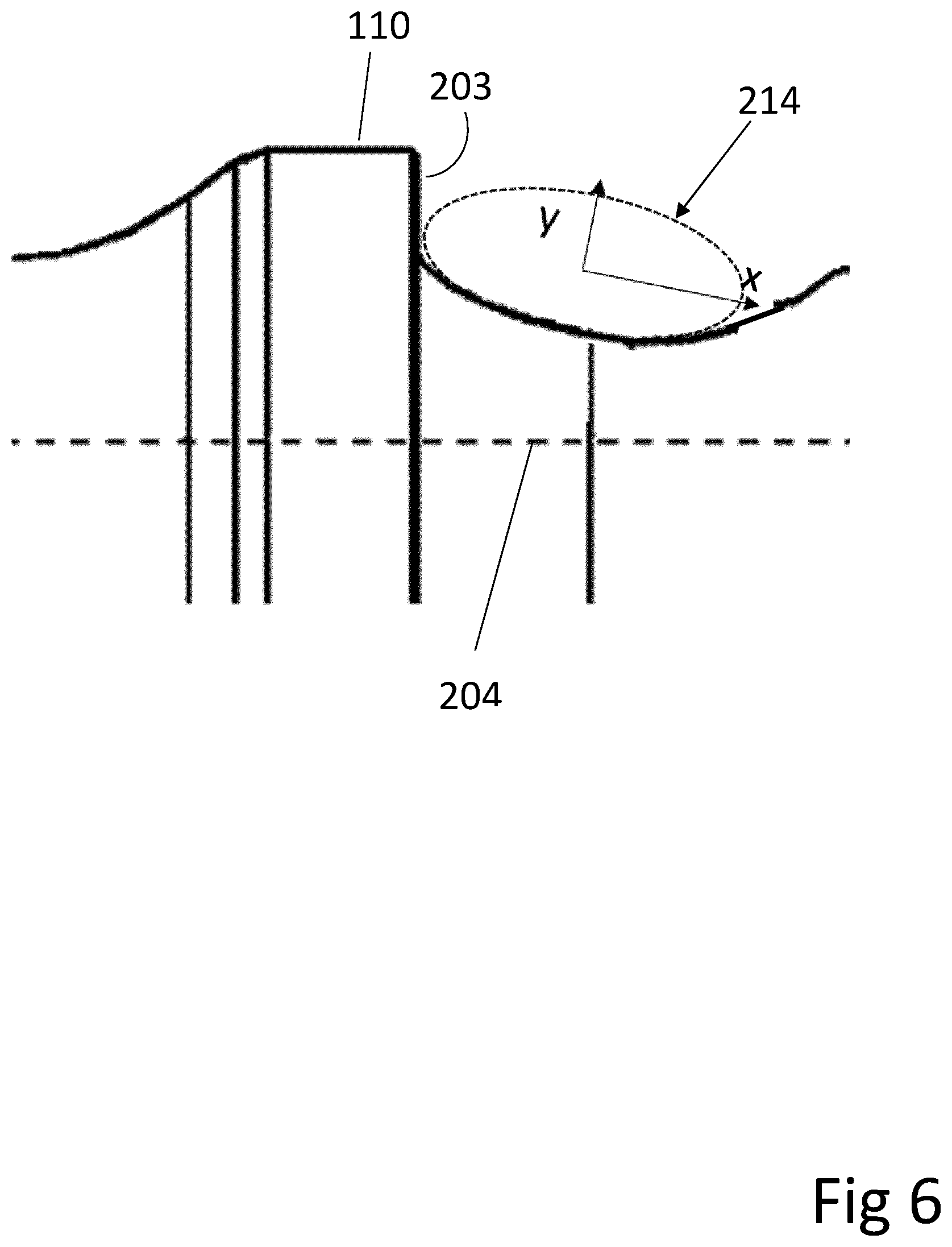 Patent US12366124 Figure 6 – Elliptical design for shank adapters