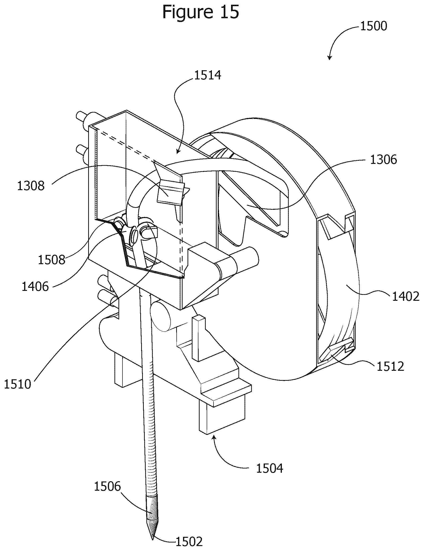 Patent US12366126 Figure 15 – Geotechnical rig systems and methods