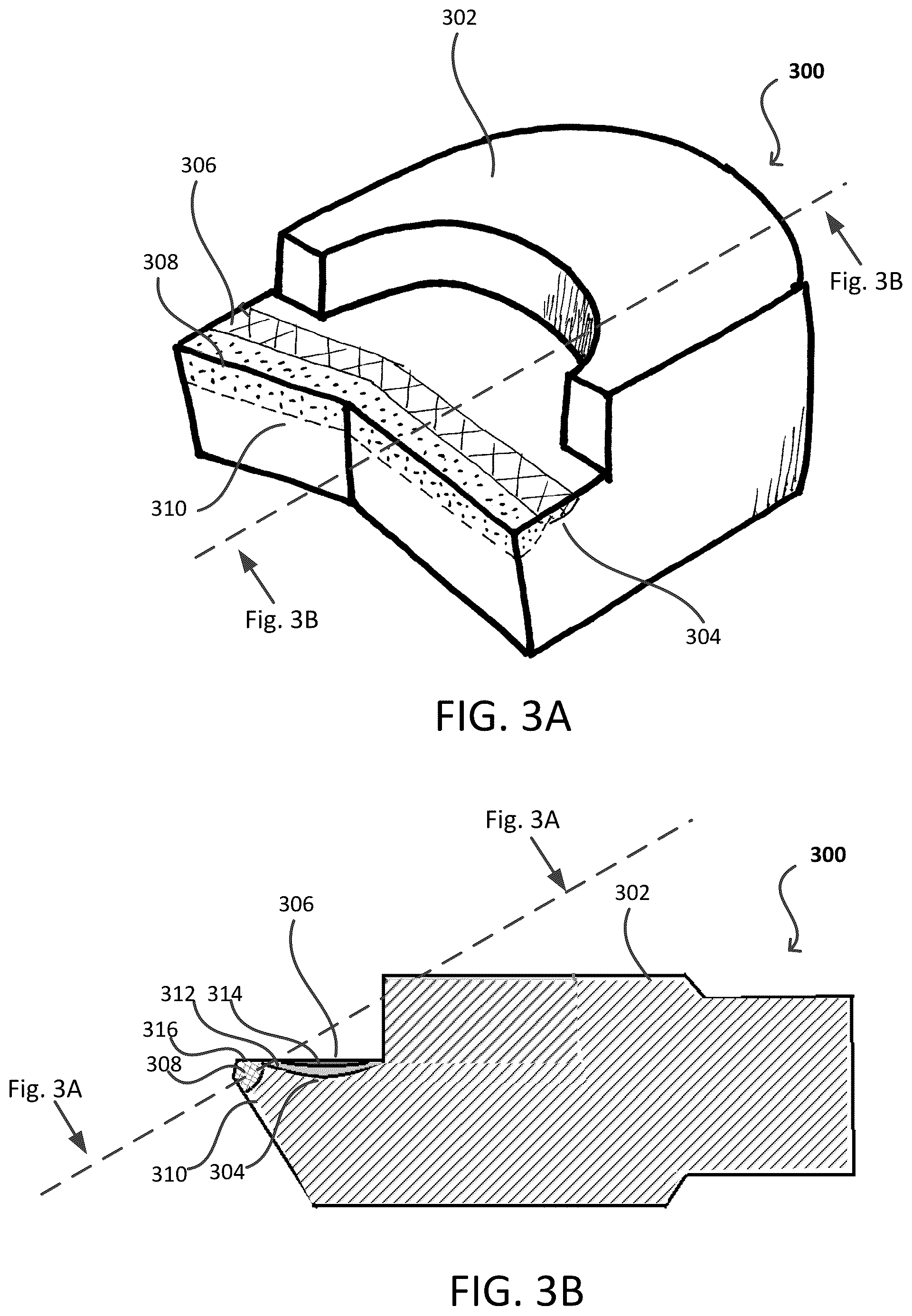 Patent US12366133 Figure 3 – Hardfaced metal surface and method of manufacture