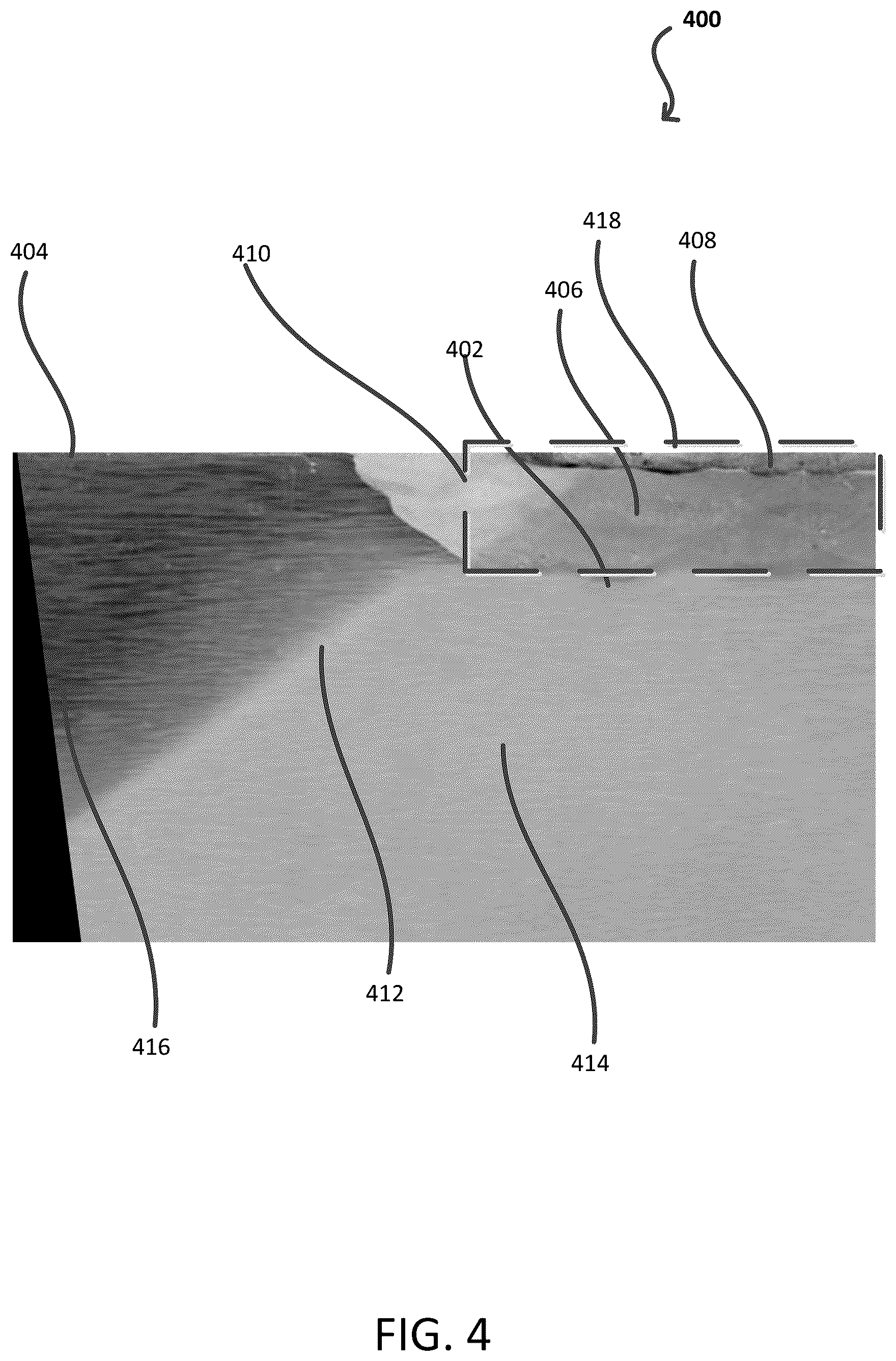 Patent US12366133 Figure 4 – Hardfaced metal surface and method of manufacture