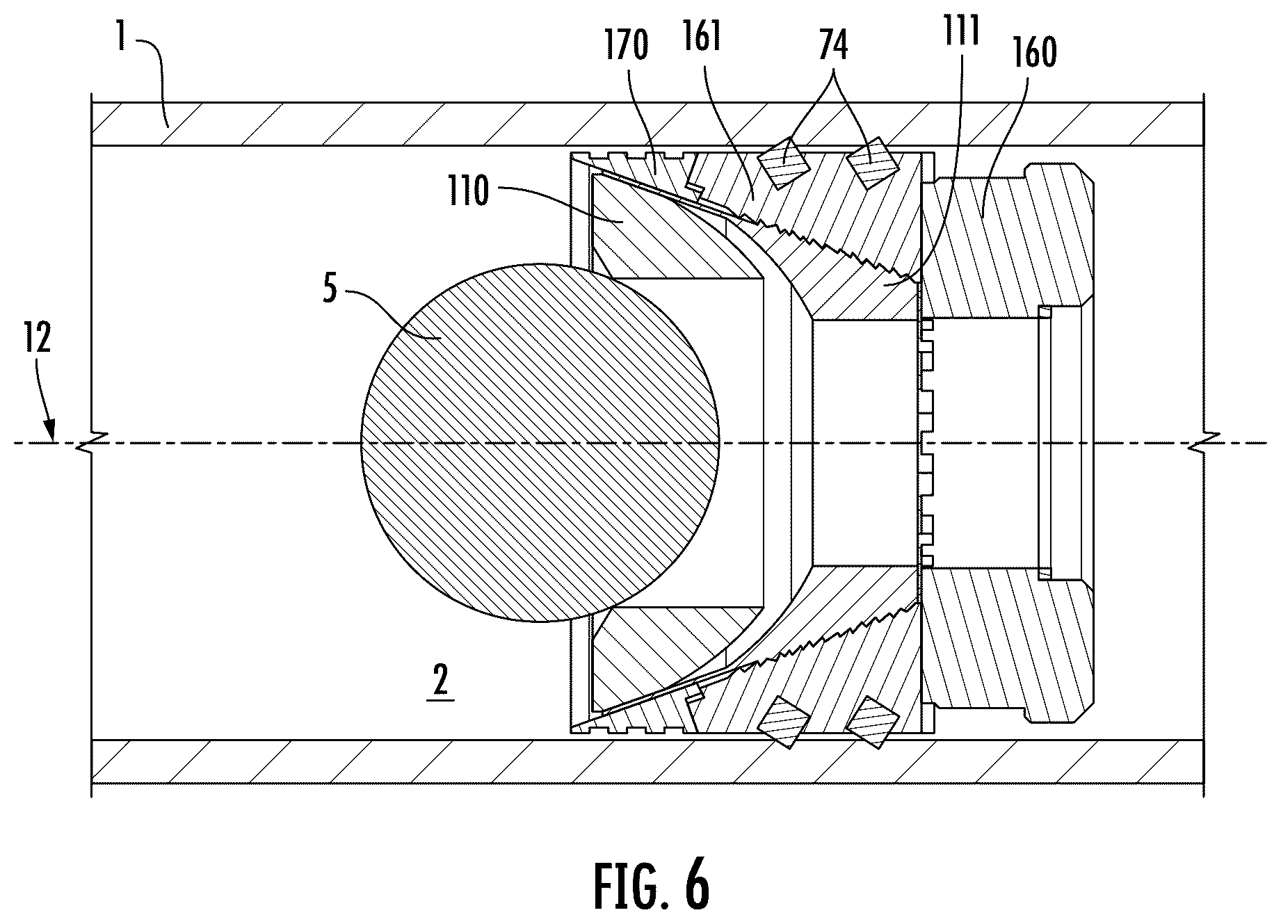 Patent US12366135 Figure 4 – Method and apparatus for a plug including a radial and collapsible gap within the continuous expandable sealing ring