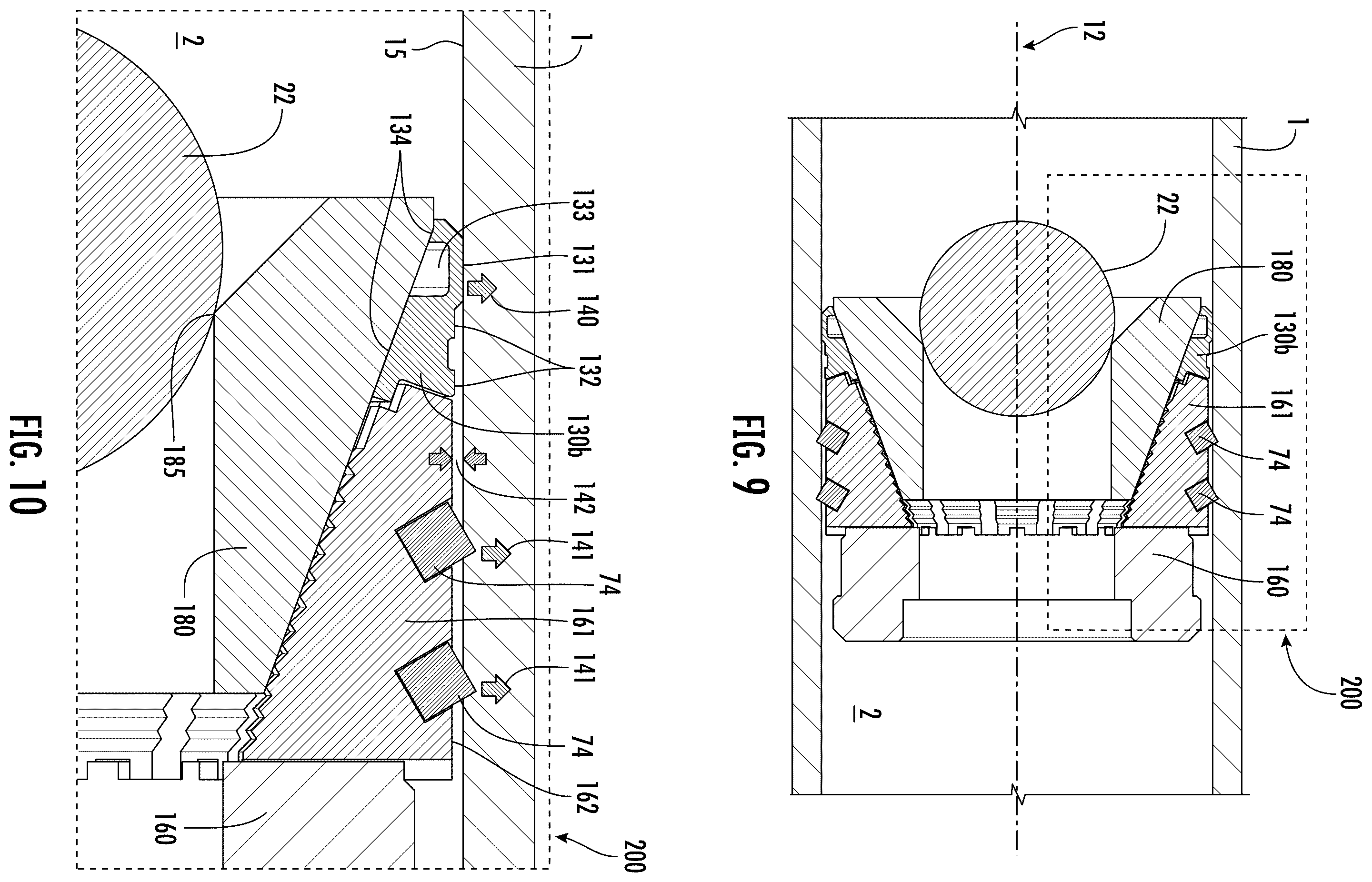 Patent US12366135 Figure 6 – Method and apparatus for a plug including a radial and collapsible gap within the continuous expandable sealing ring