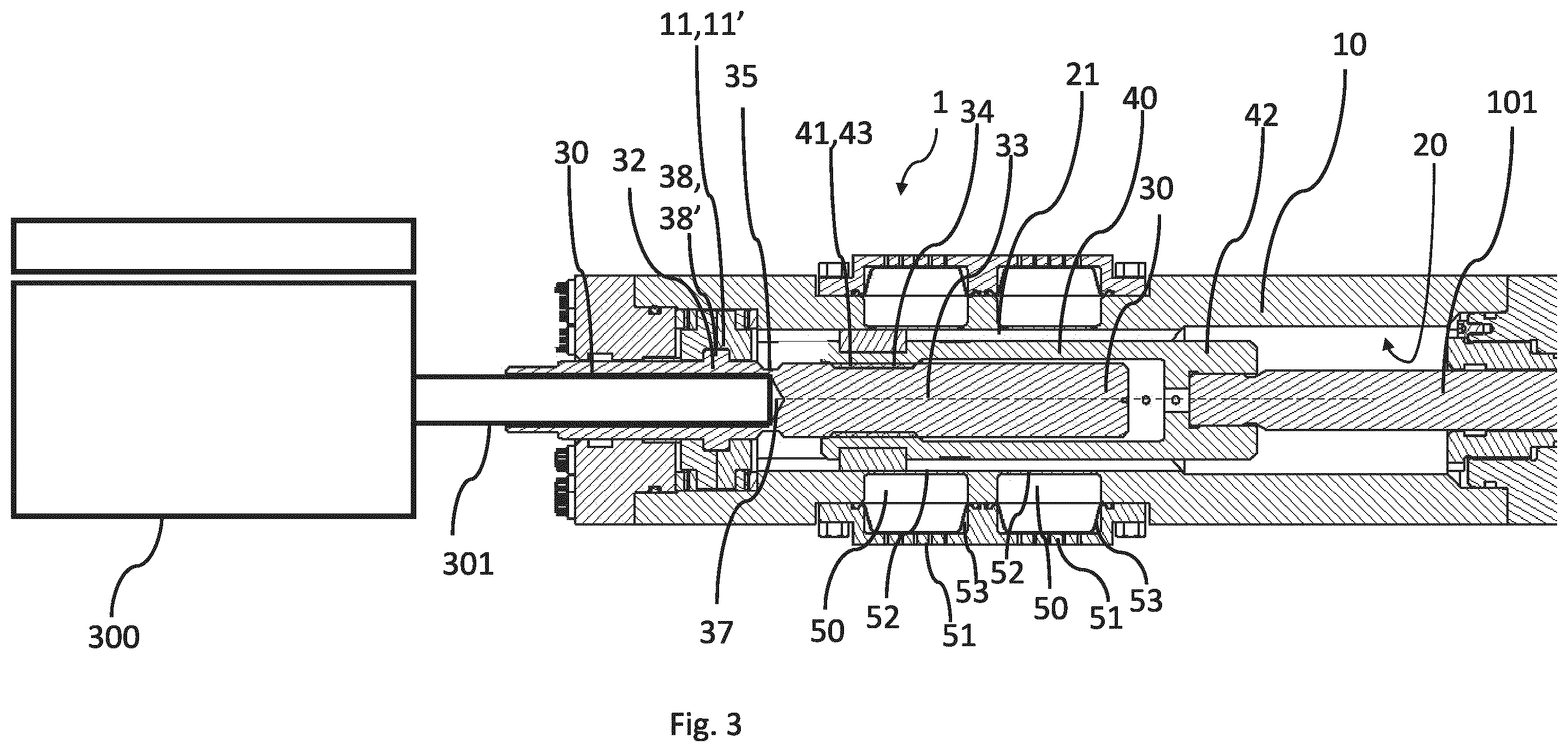 Patent US12366136 Figure 3 – Valve operating device and method of overriding a malfunctioning valve operating device