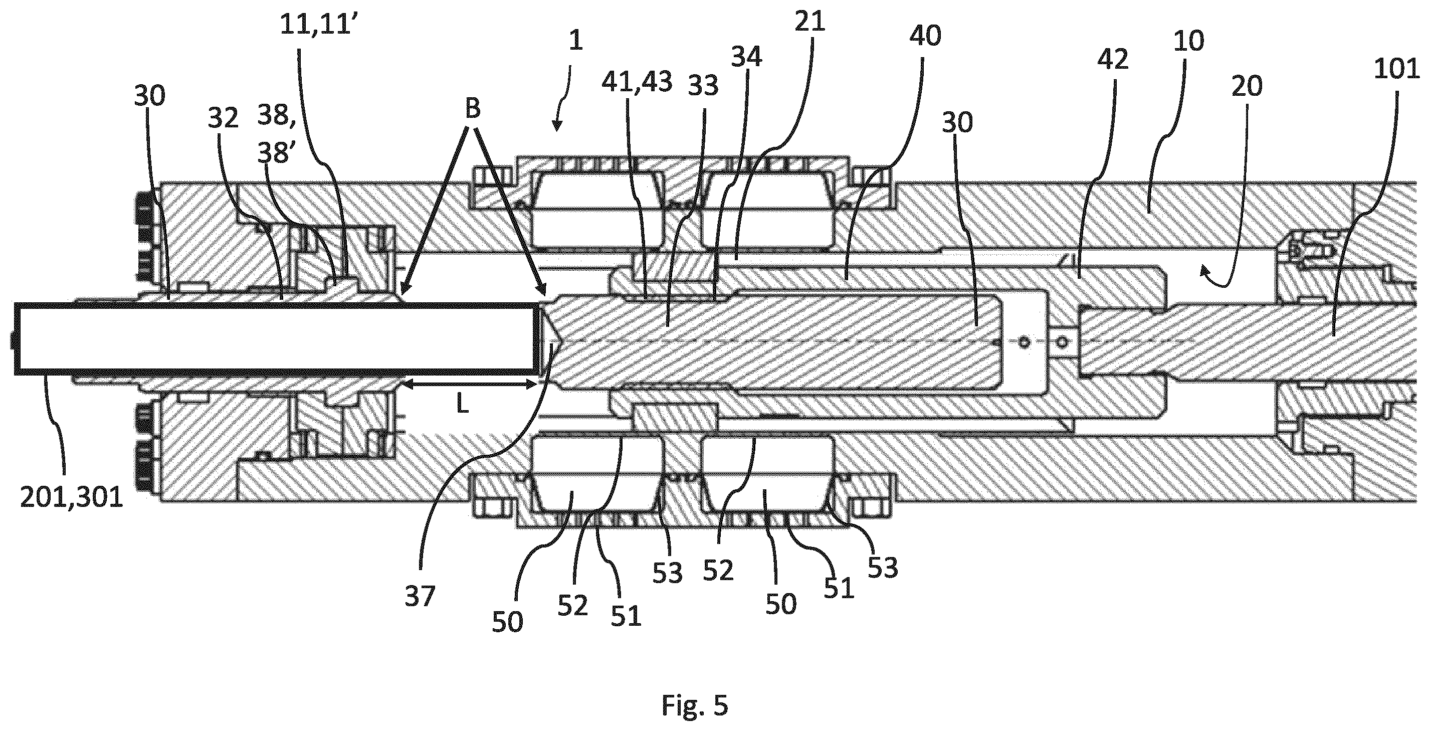 Patent US12366136 Figure 5 – Valve operating device and method of overriding a malfunctioning valve operating device