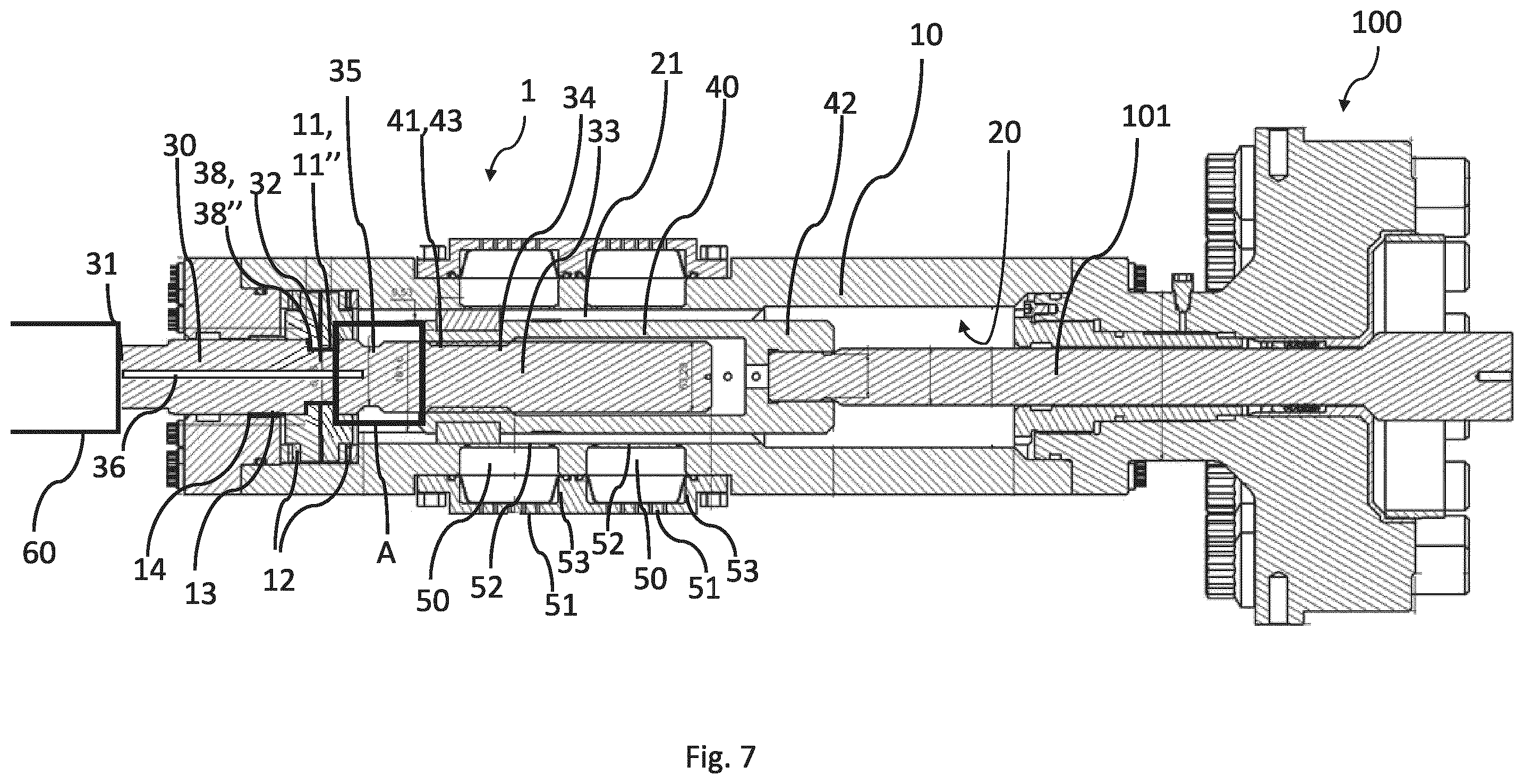 Patent US12366136 Figure 7 – Valve operating device and method of overriding a malfunctioning valve operating device