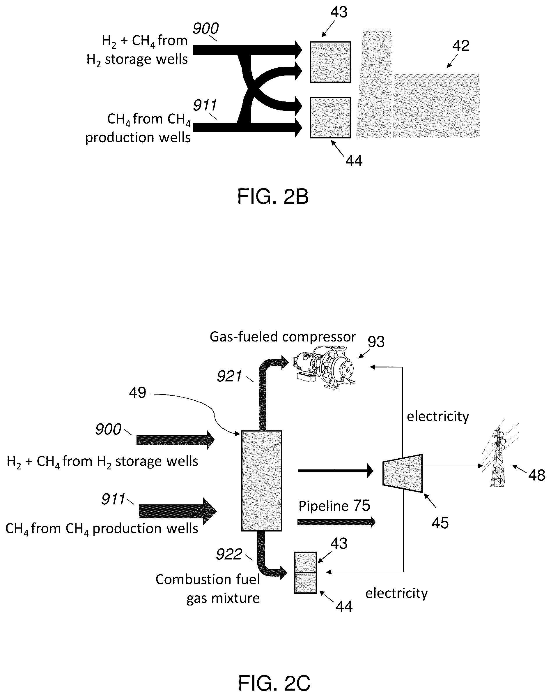 Patent US12366138 Figure 2 – Hydrogen production, storage and recovery
