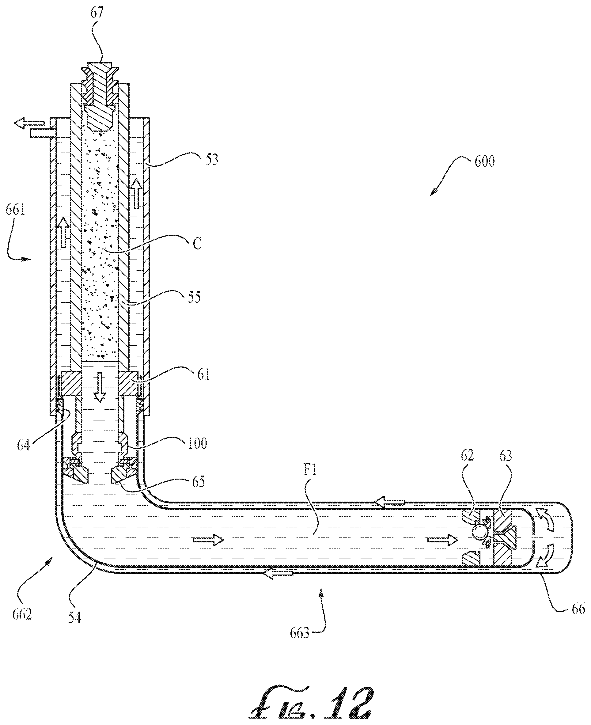 Patent US12366140 Figure 11 – Controlled opening of a valve in an apparatus for preventing downhole surges