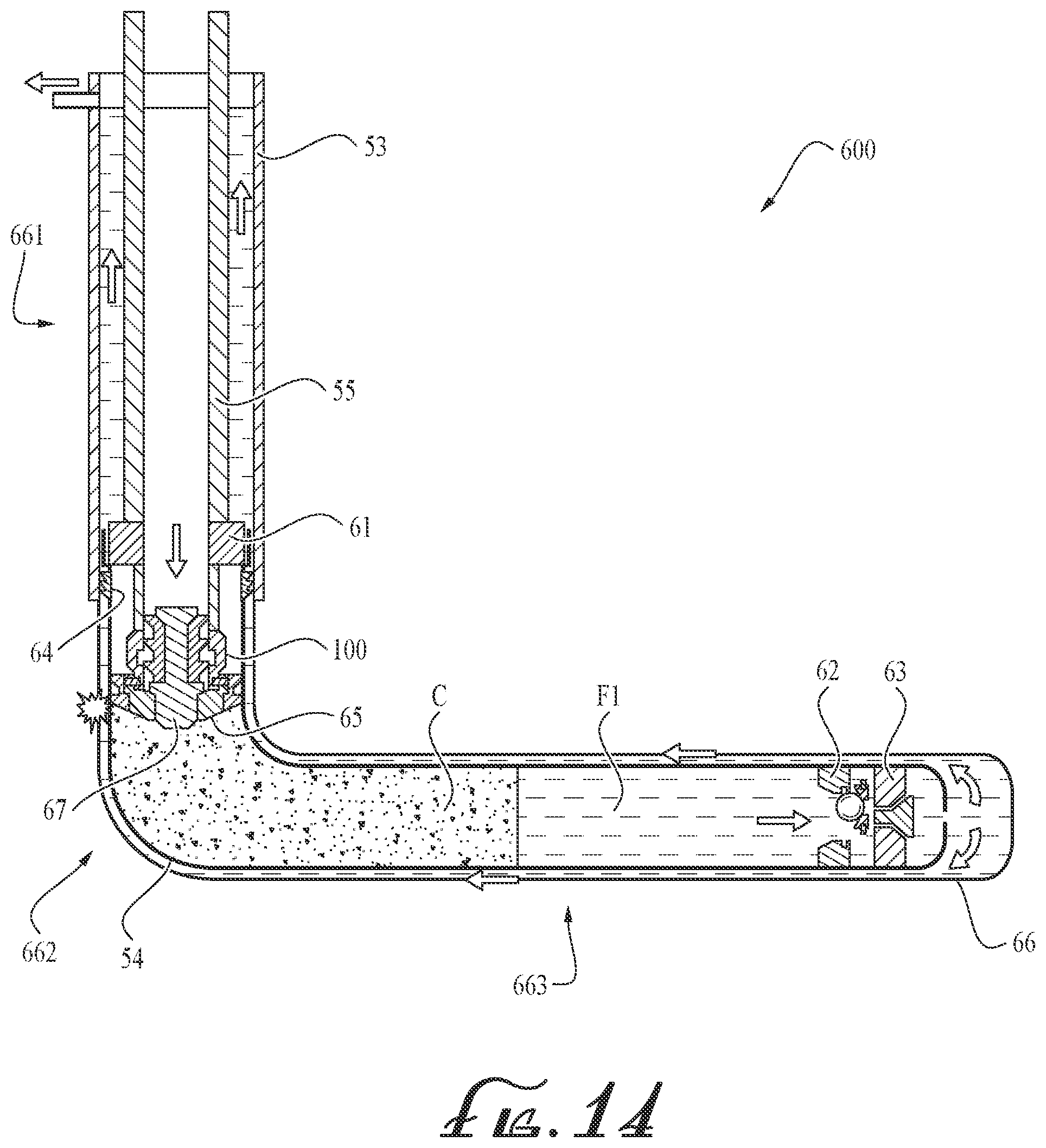 Patent US12366140 Figure 13 – Controlled opening of a valve in an apparatus for preventing downhole surges