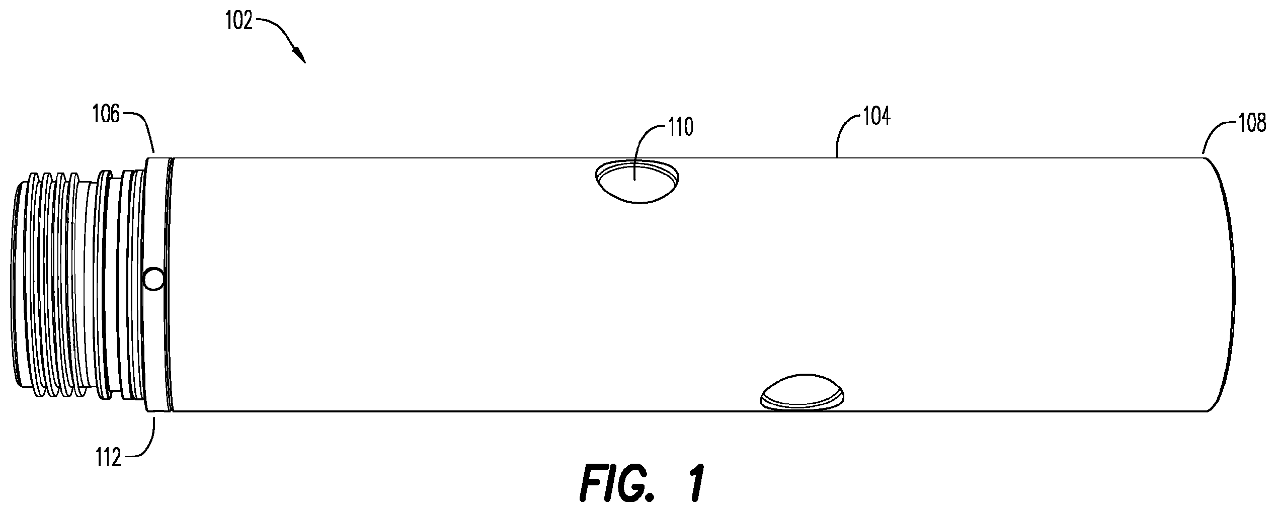 Patent US12366142 Figure 1 – Modular perforating gun system