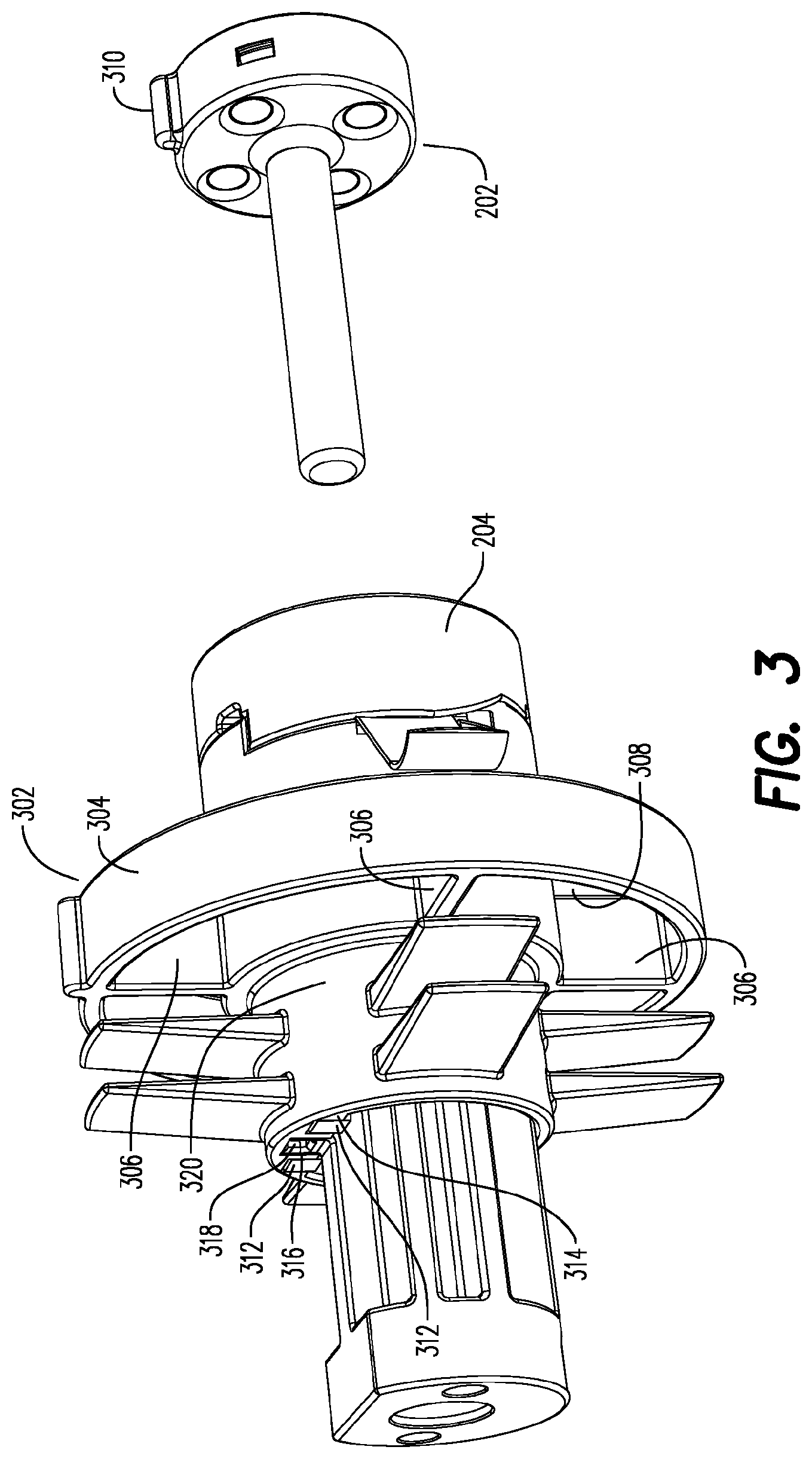 Patent US12366142 Figure 3 – Modular perforating gun system