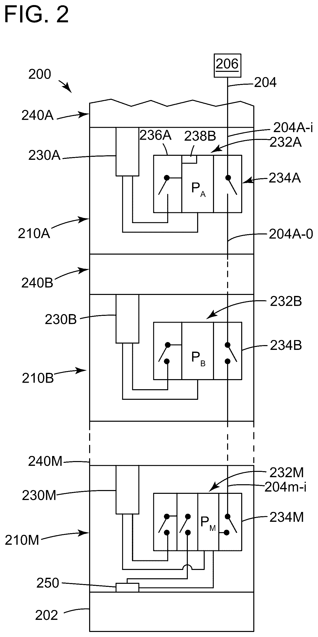 Patent US12366143 Figure 2 – Addressable switch assembly for wellbore systems and method