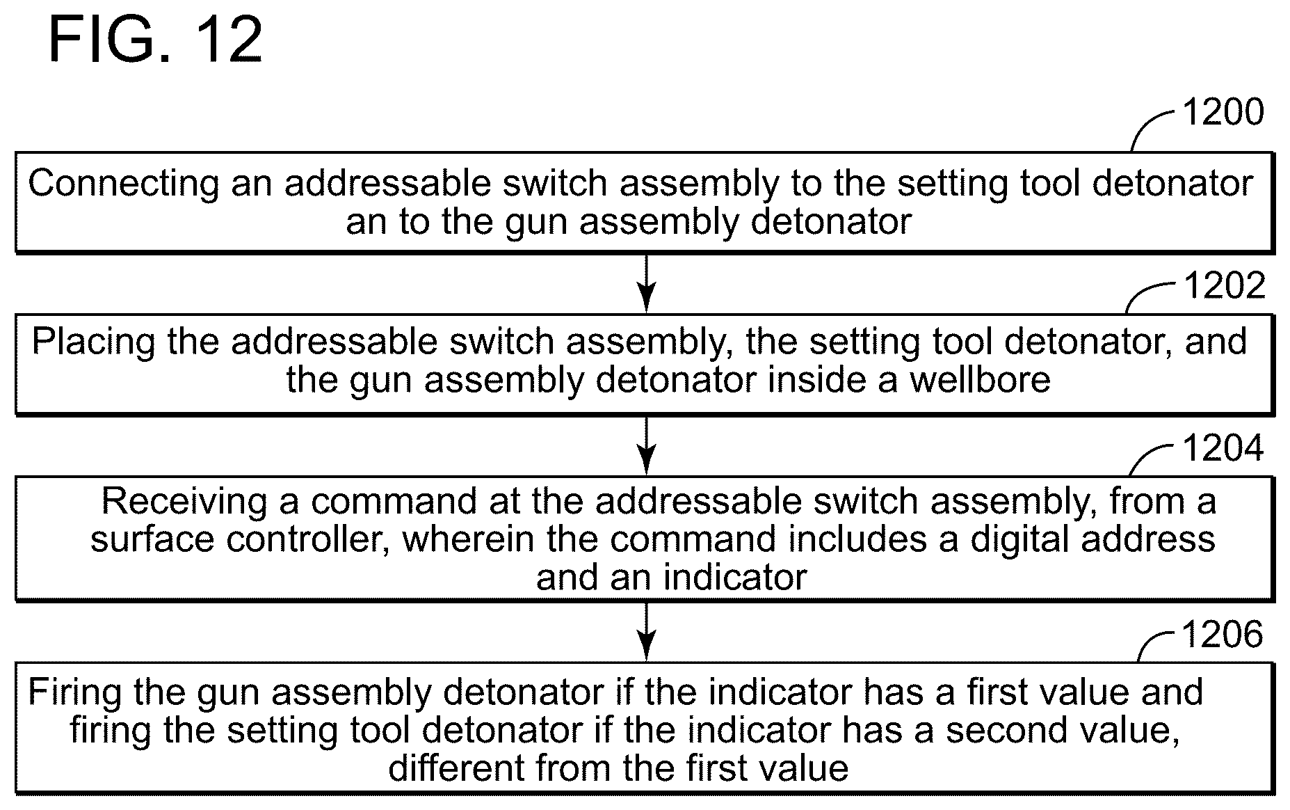 Patent US12366143 Figure 13 – Addressable switch assembly for wellbore systems and method