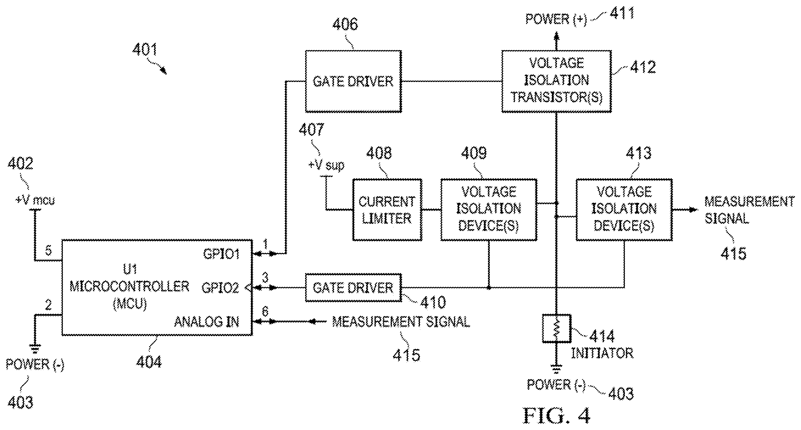 Patent US12366144 Figure 3 – Addressable switch with initiator detection and initiator resistance measurement