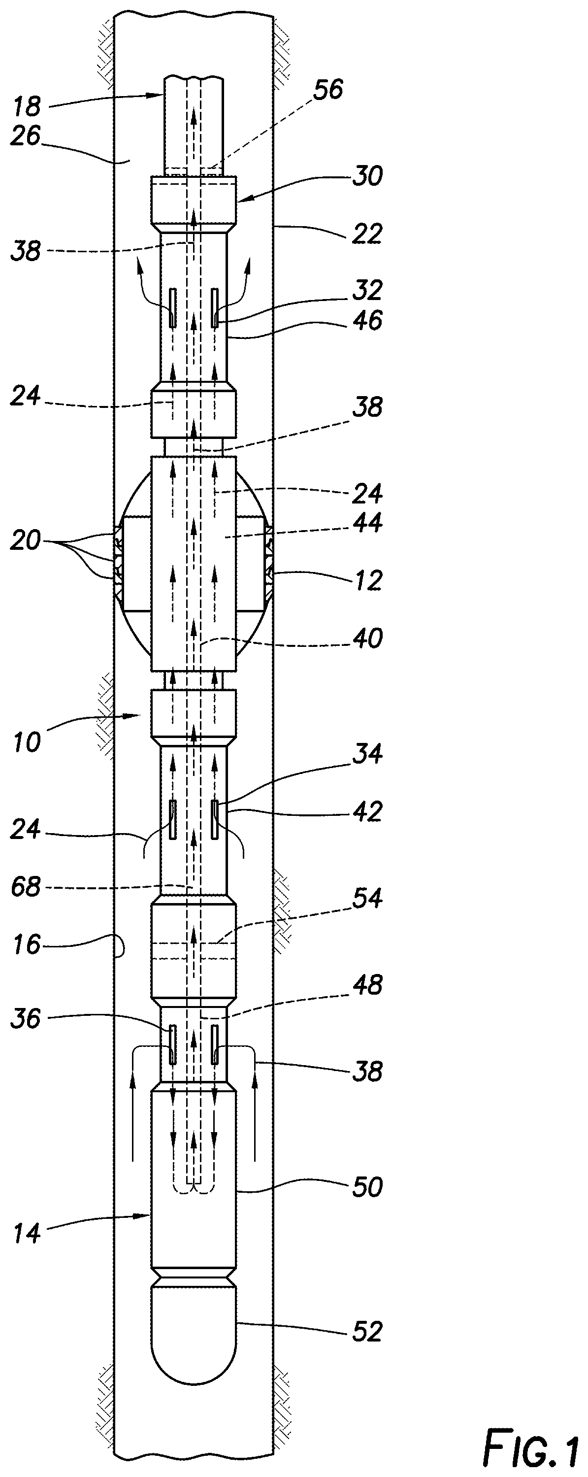 Patent US12366146 Figure 1 – Tubing anchor gas vent and associated methods and systems