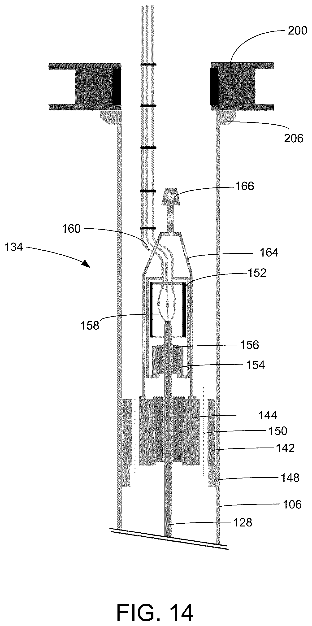 Patent US12366148 Figure 14 – System and method for deploying ESP on coiled tubing