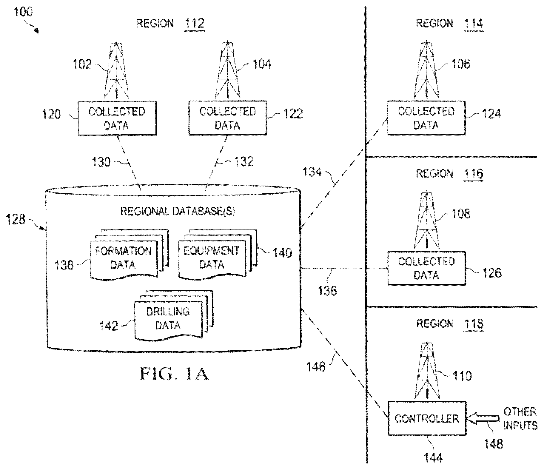 Patent US12366156 — Apparatus and methods for controlling drilling — Figure 1