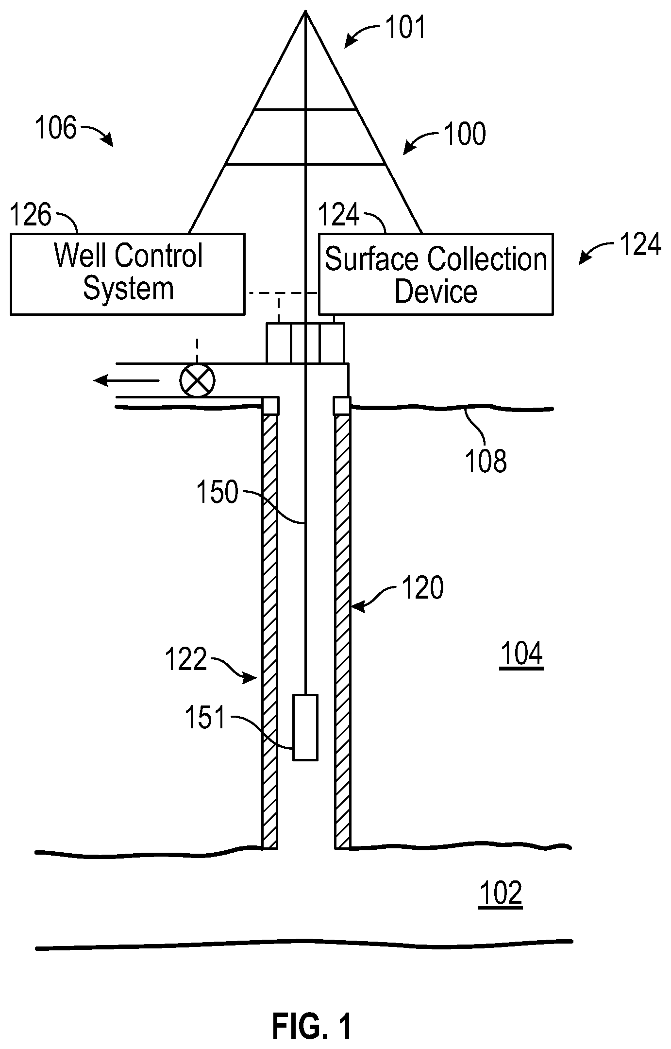 Patent US12366160 Figure 1 – System and method for streaming high frequency data to surface while drilling