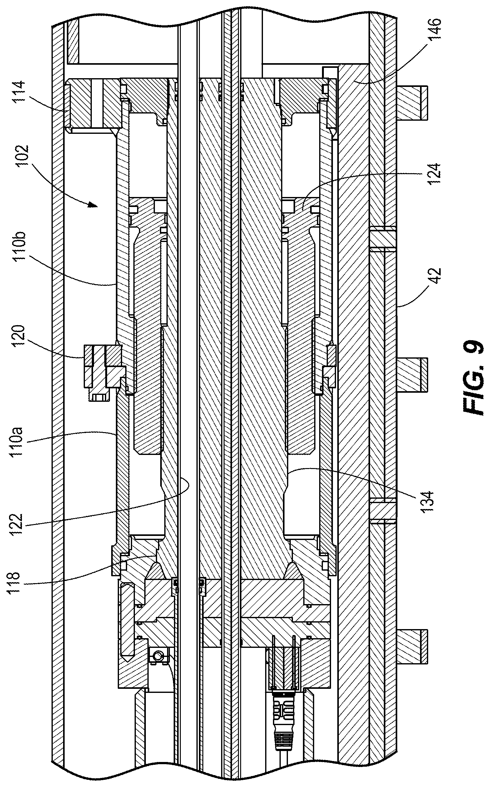 Patent US12366163 Figure 10 – Support for drilling and bolting tool