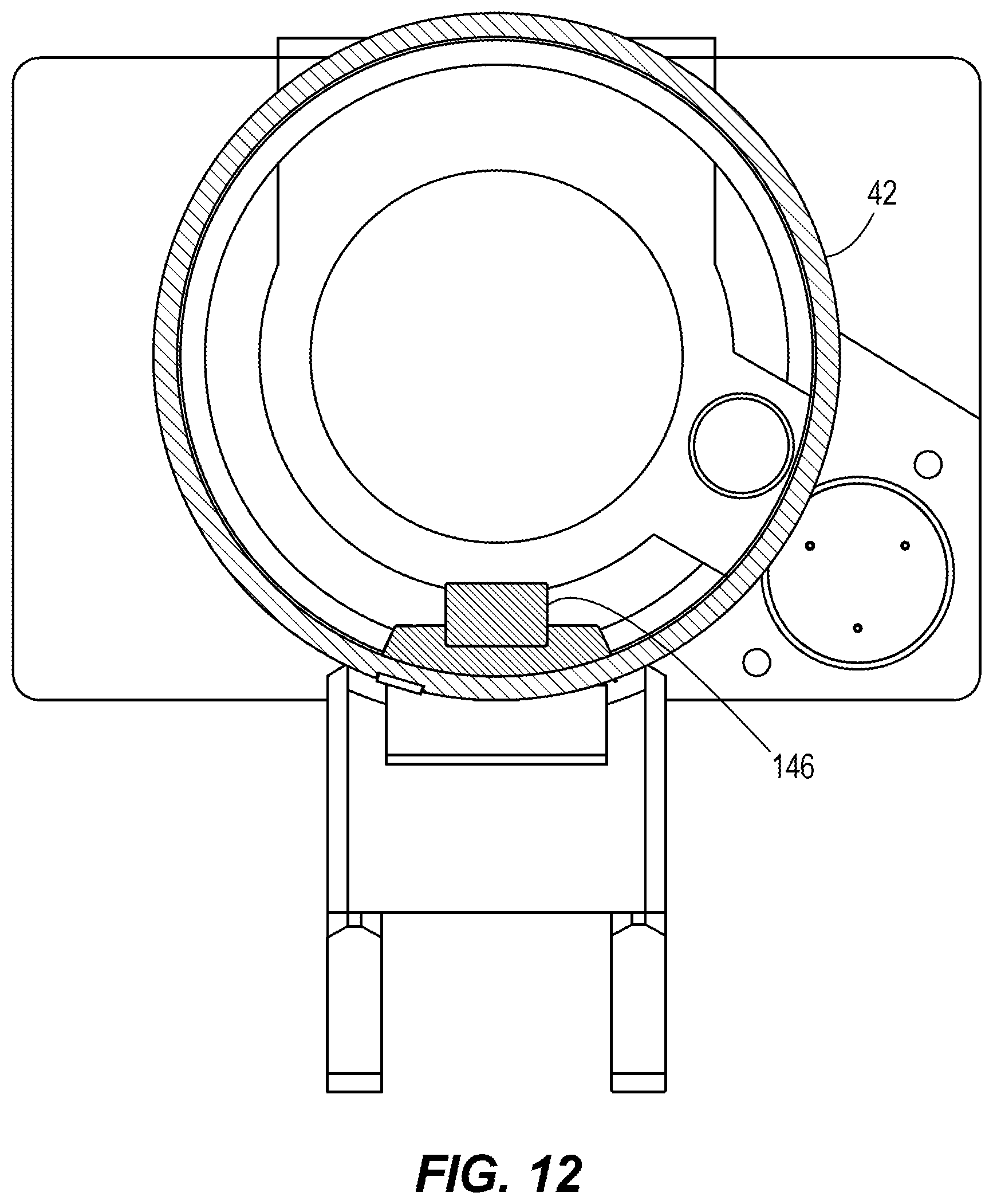 Patent US12366163 Figure 13 – Support for drilling and bolting tool