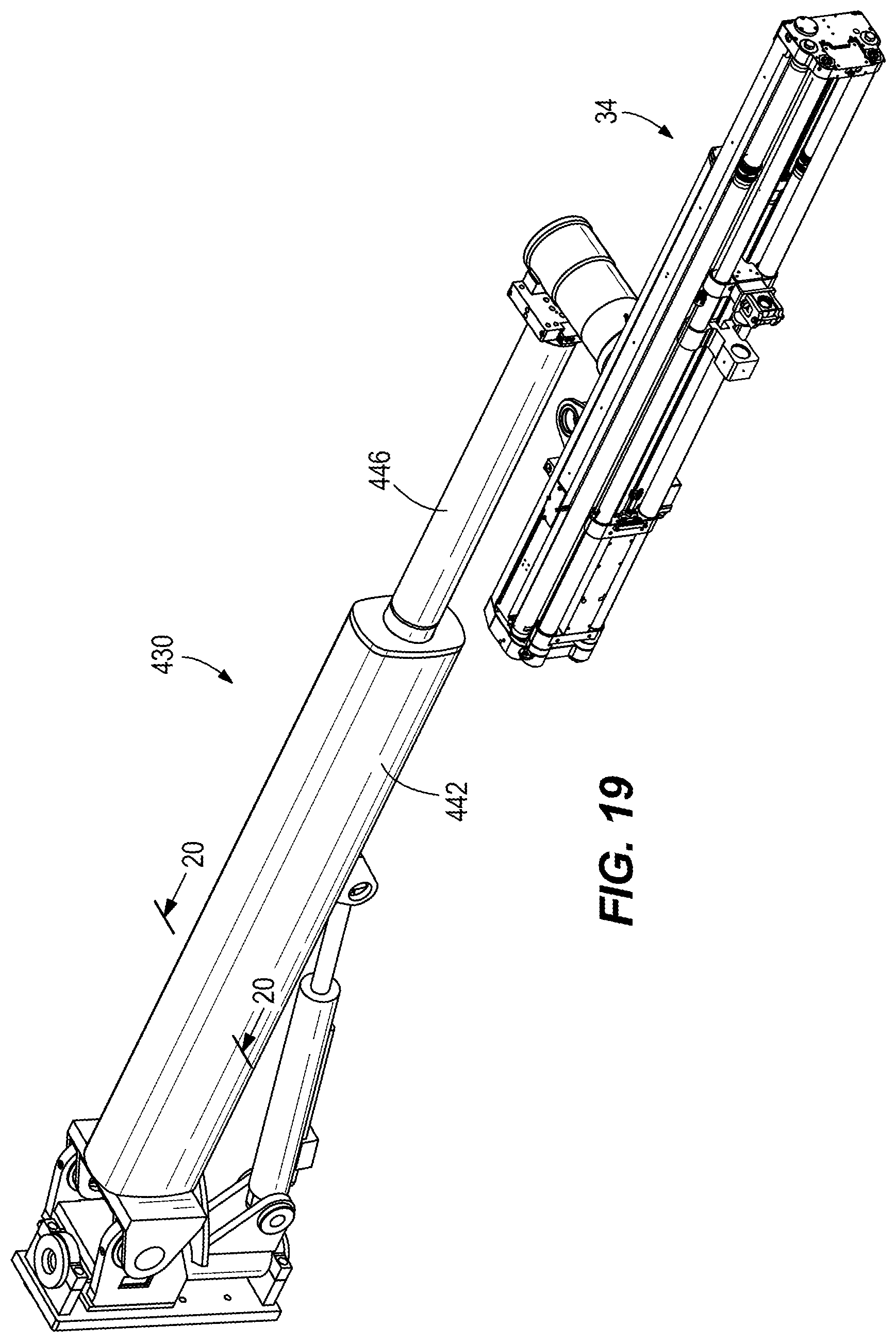 Patent US12366163 Figure 20 – Support for drilling and bolting tool