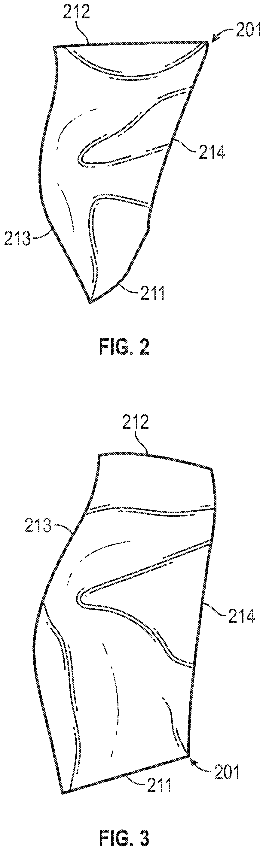 Patent US12366167 Figure 2 – Fan blade or vane with improved bird impact capability