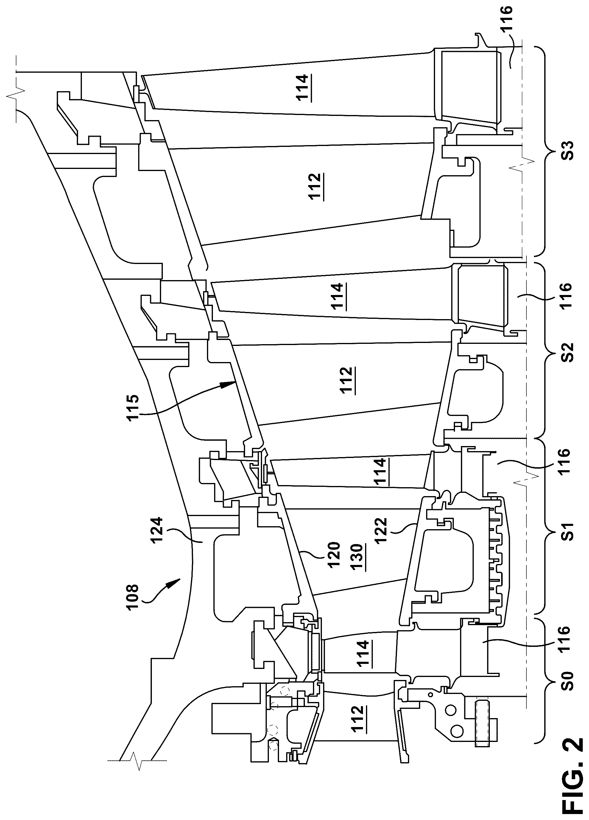 Patent US12366168 Figure 2 – Turbine blade inner rib profile