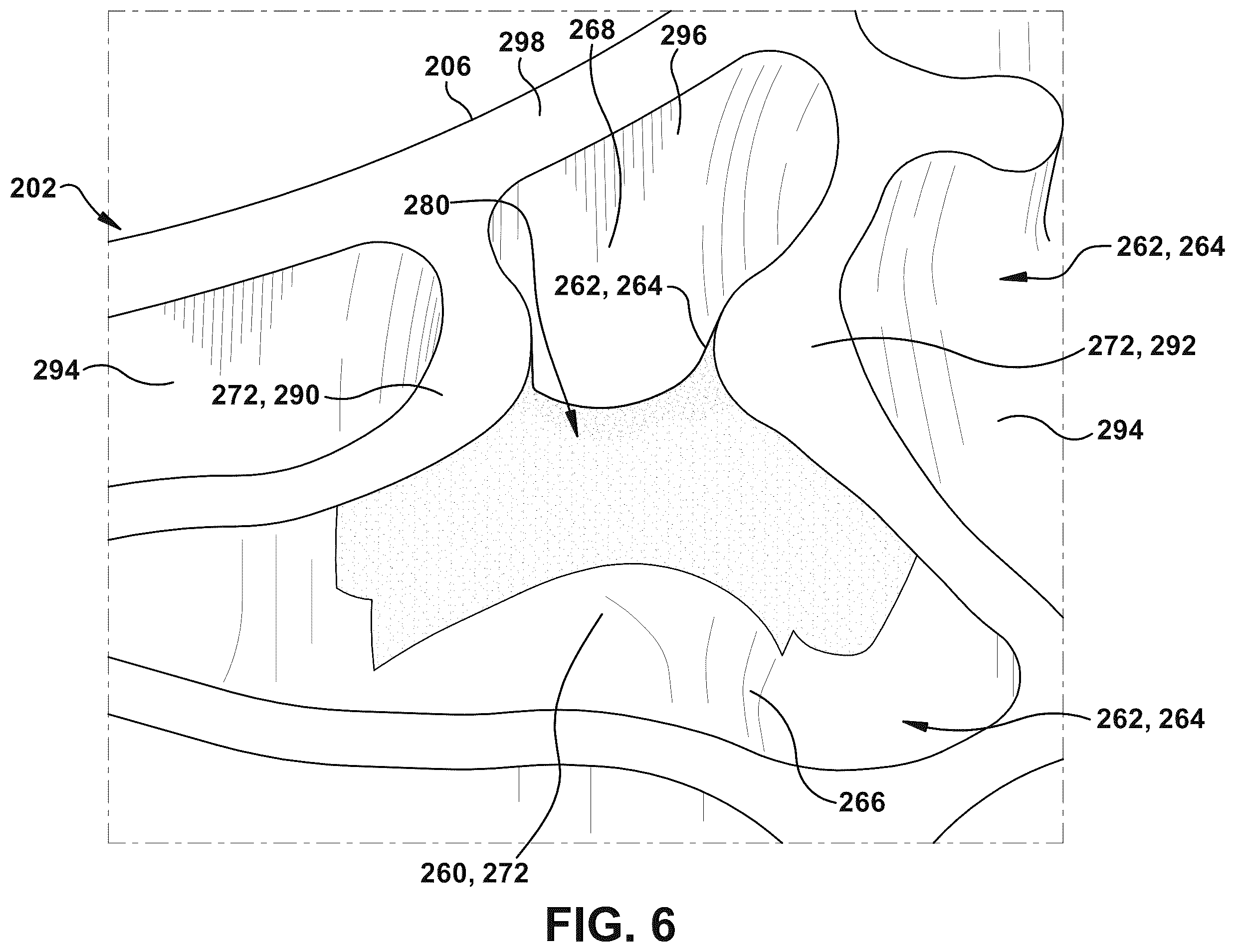 Patent US12366168 Figure 6 – Turbine blade inner rib profile