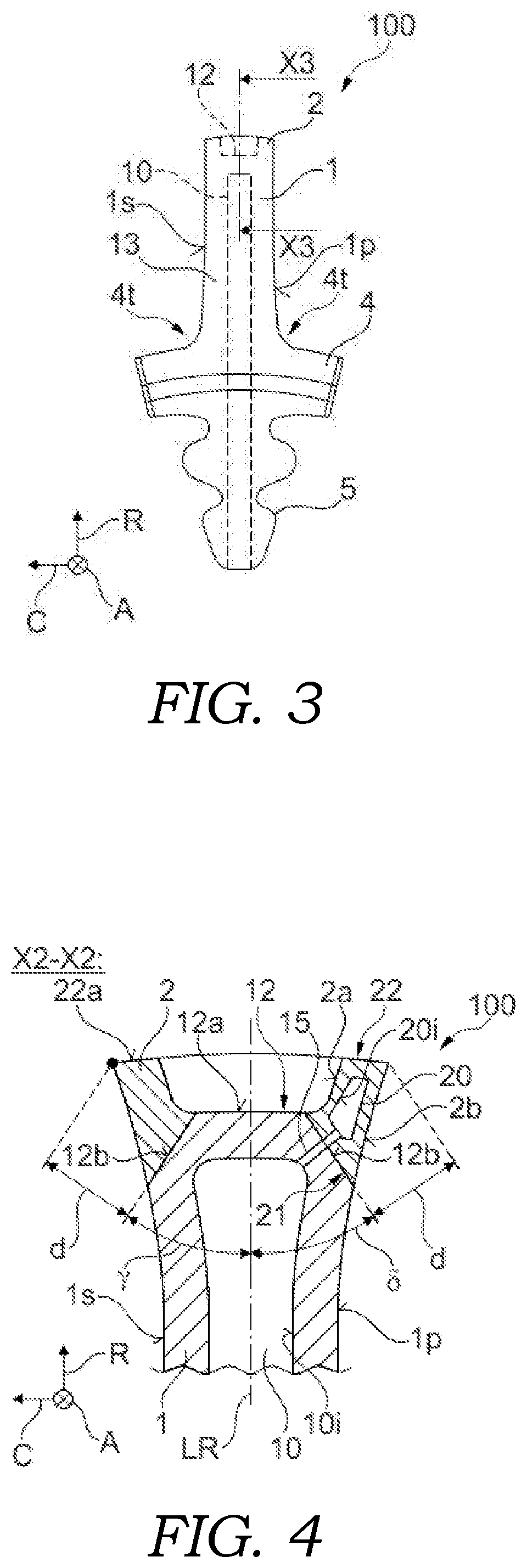 Patent US12366170 Figure 2 – Flow body for a gas turbine, gas turbine, method for manufacturing a flow body for a gas turbine, and method for repairing a flow body of a gas turbine