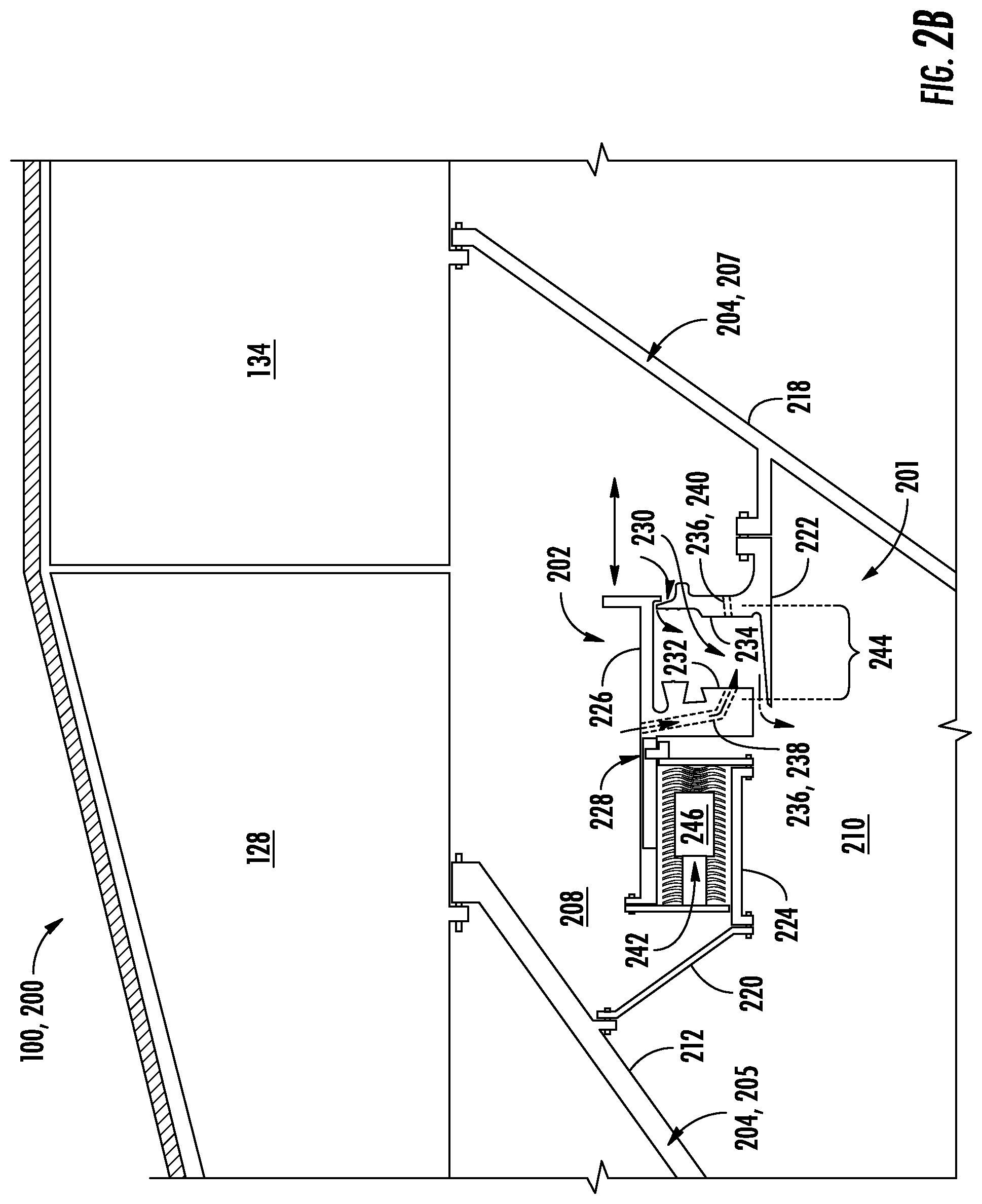 Patent US12366172 Figure 3 – Seal assembly for a rotary machine having a flexible joint