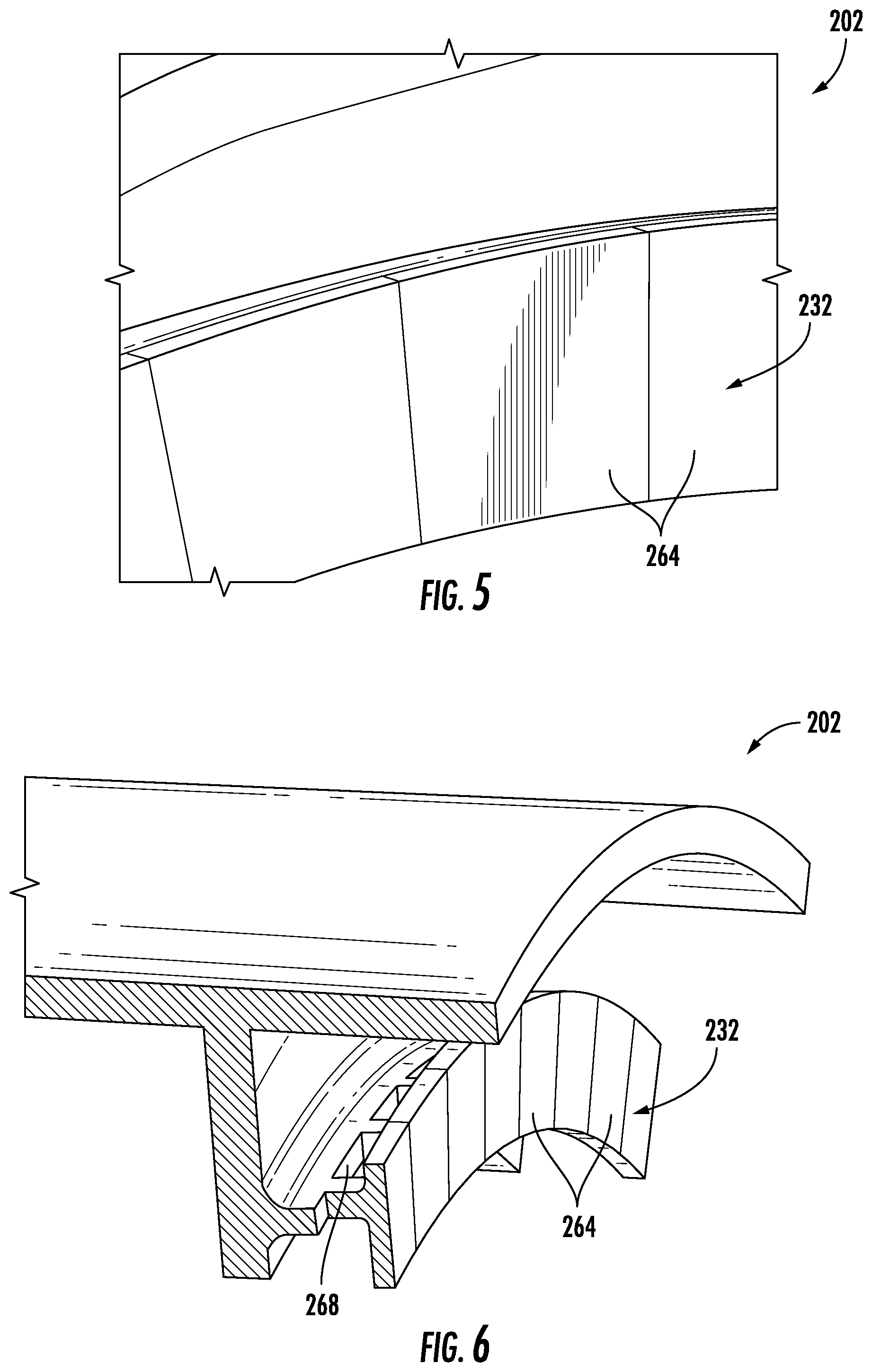 Patent US12366172 Figure 5 – Seal assembly for a rotary machine having a flexible joint