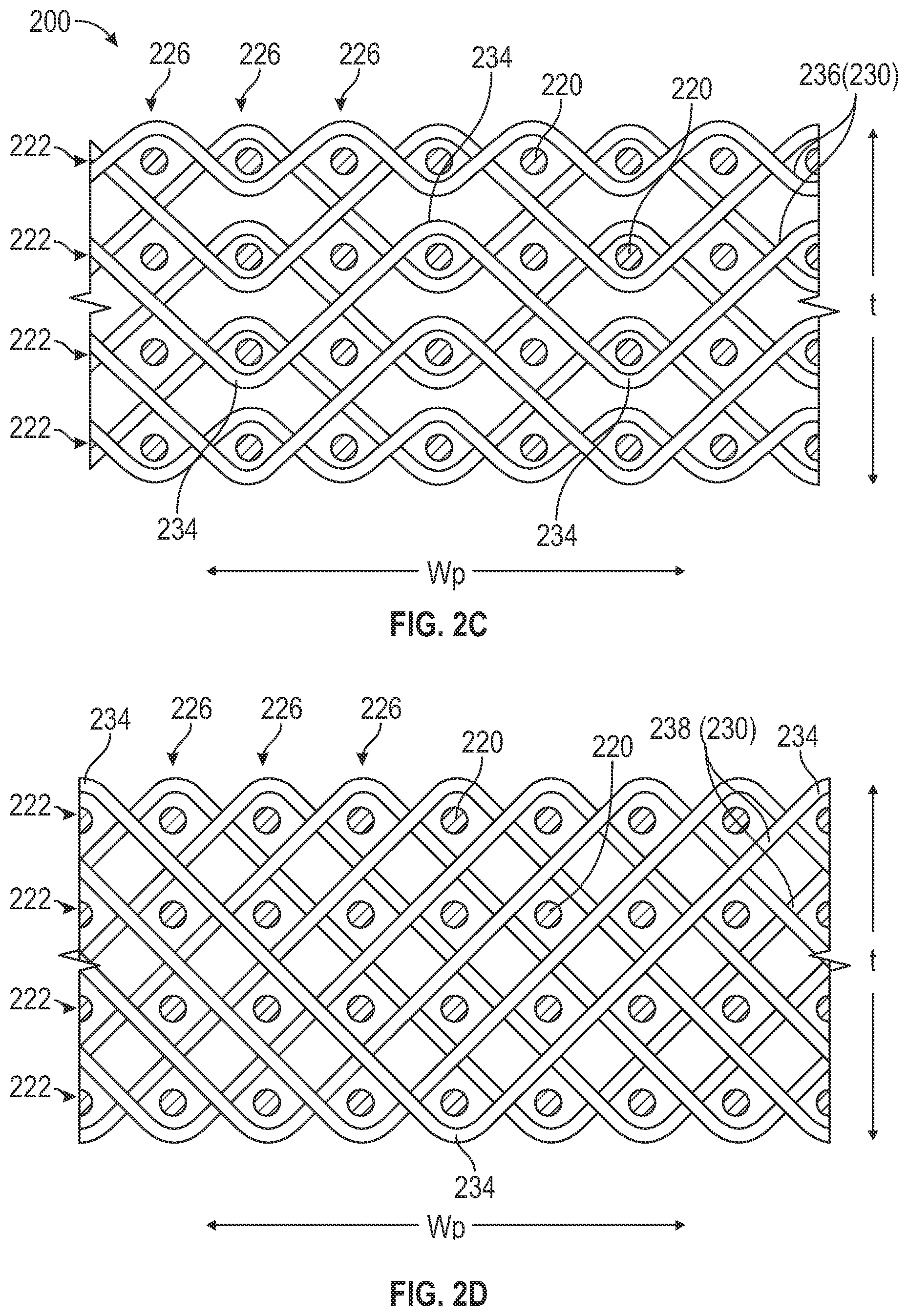 Patent US12366175 Figure 3 – Composite structure for a turbine engine