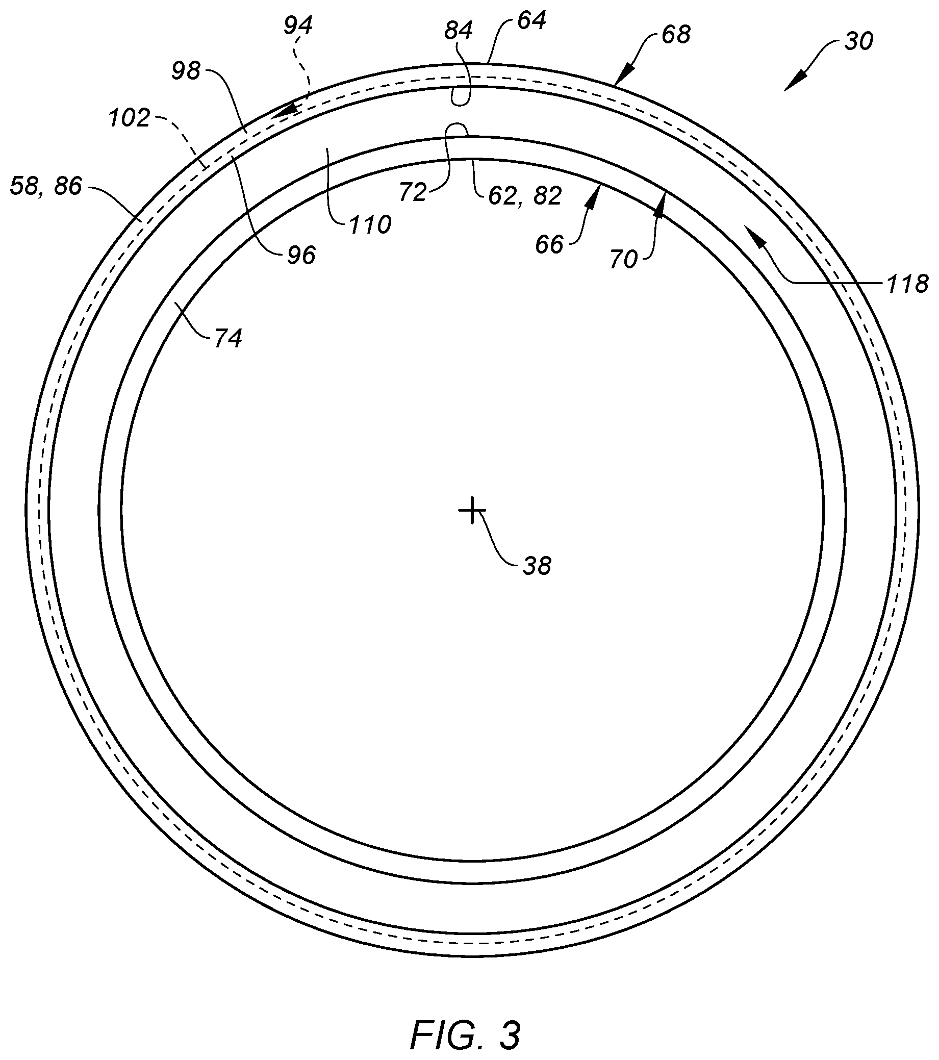 Patent US12366178 Figure 3 – Flexible support for aircraft motor bearing