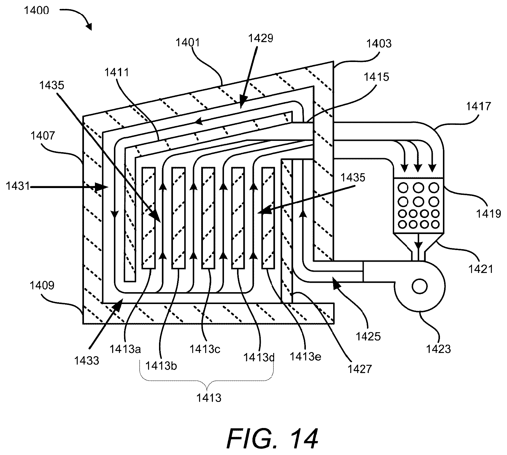 Patent US12366180 Figure 11 – Thermal energy storage system with steam generation system including flow control and energy cogeneration