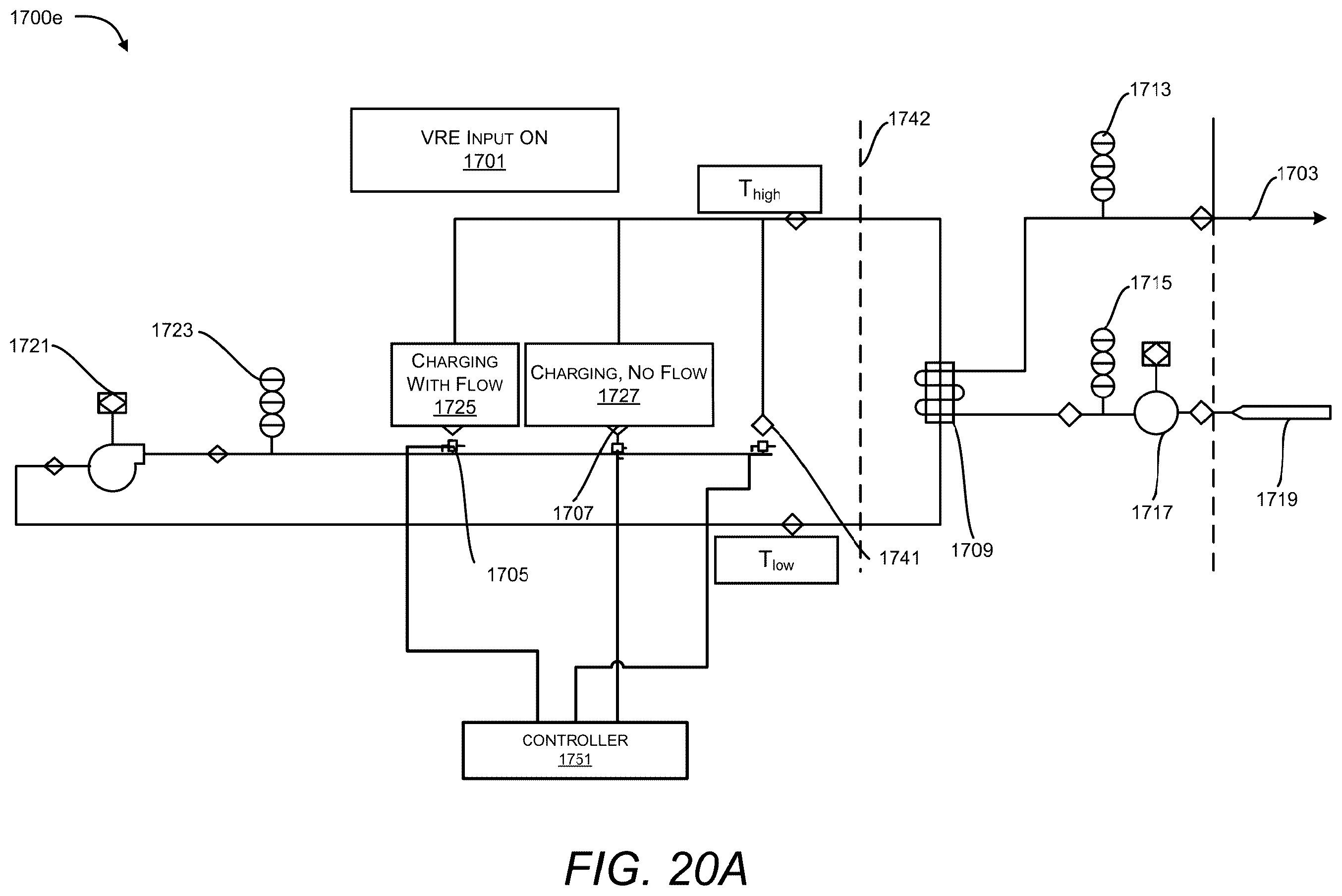 Patent US12366180 Figure 20 – Thermal energy storage system with steam generation system including flow control and energy cogeneration