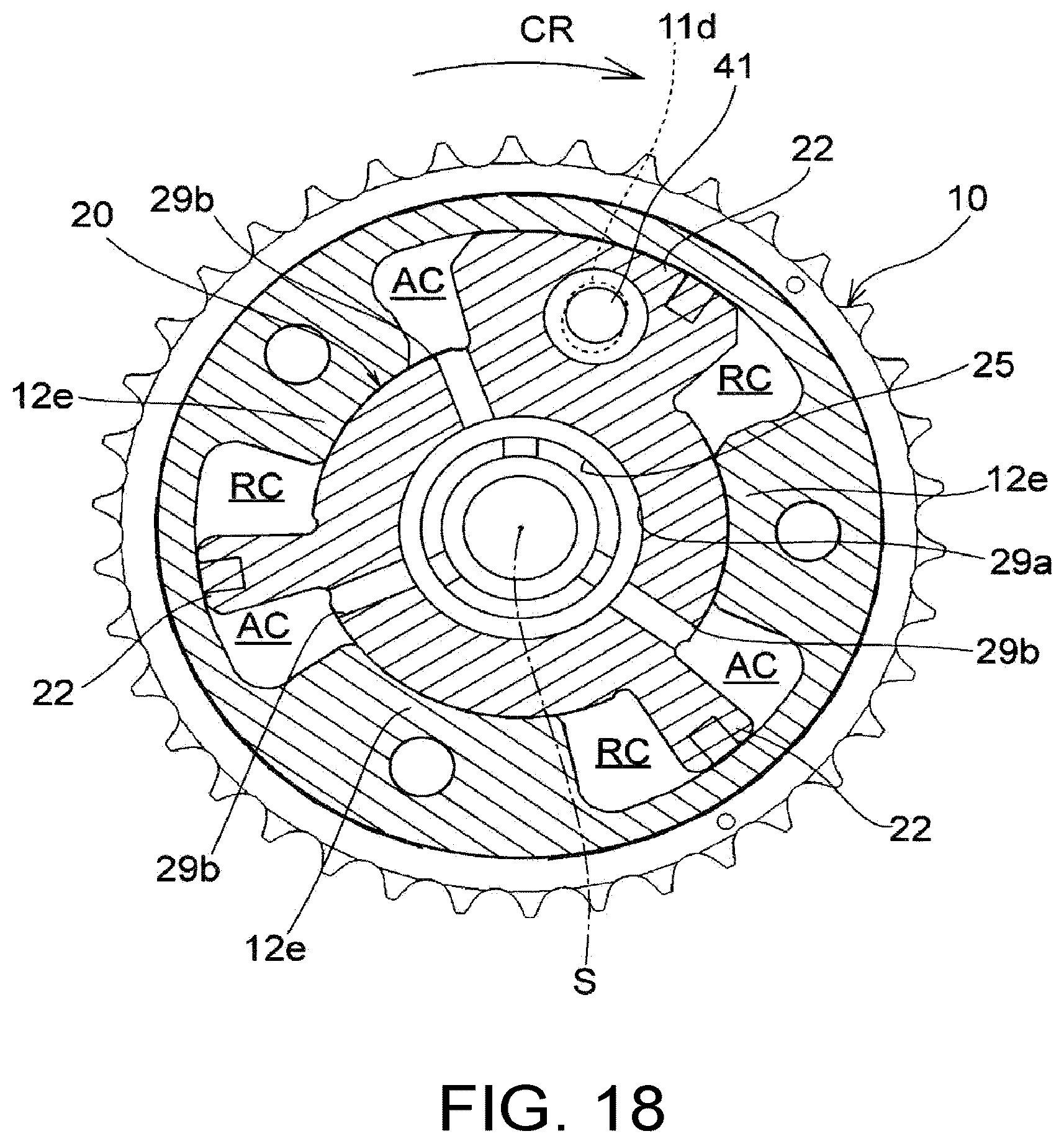 Patent US12366181 Figure 18 – Fluid control valve unit and valve timing changing device