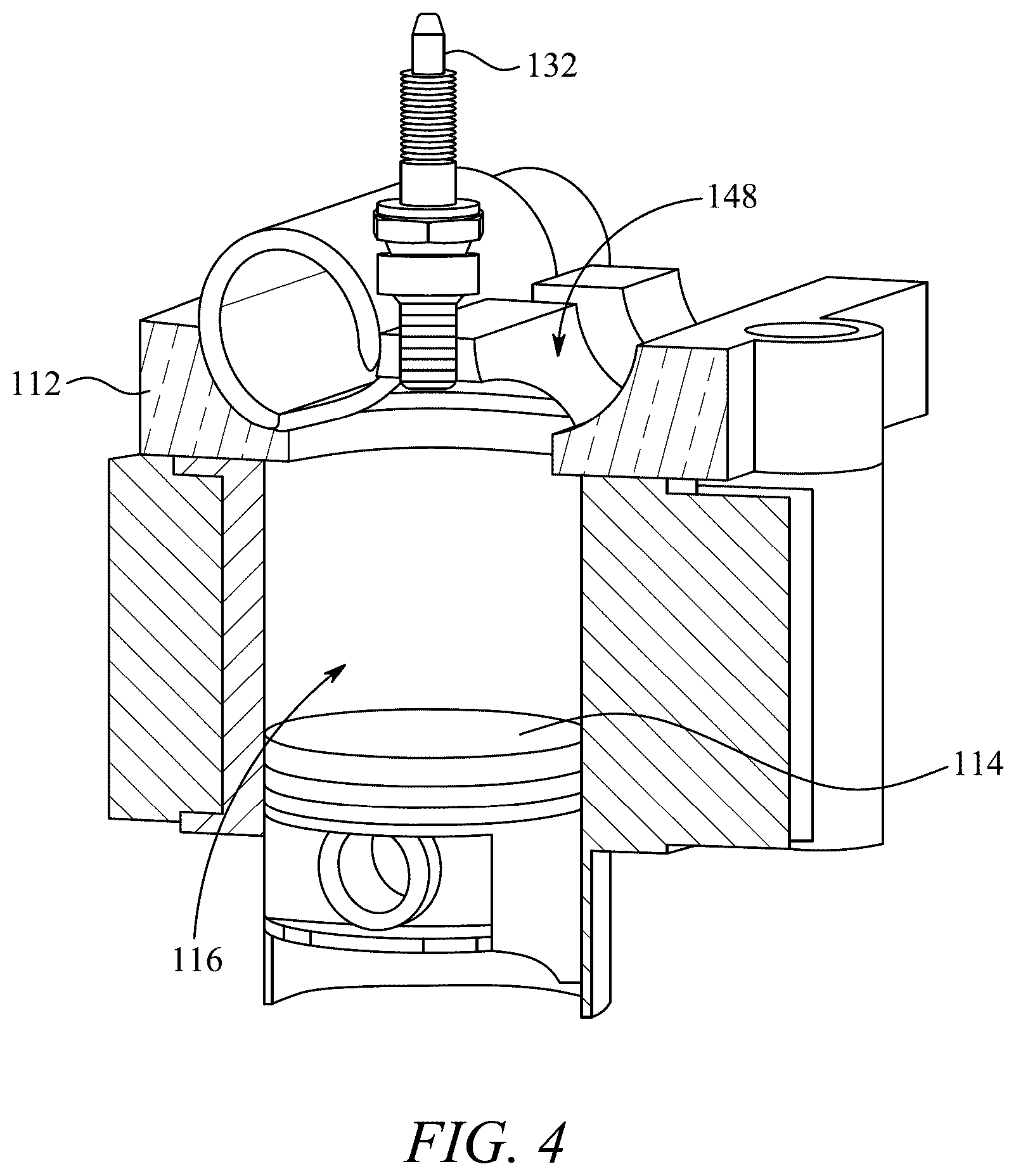 Patent US12366183 Figure 4 – Independent rotary valve engine