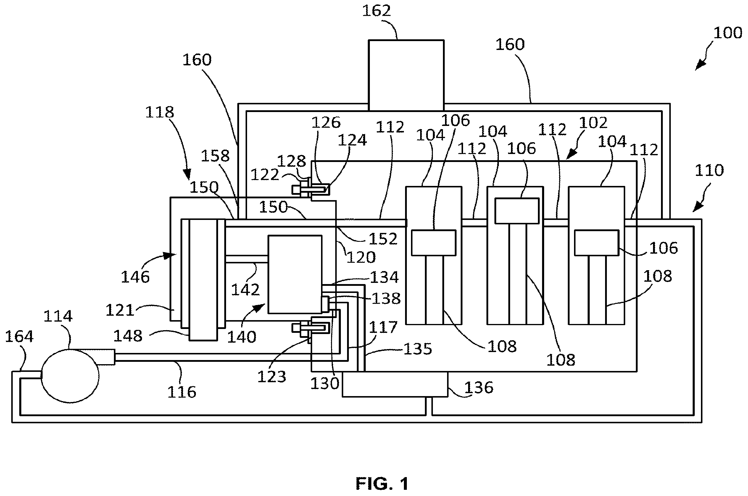 Patent US12366186 Figure 1 – Lubricant manifold for internal combustion engine