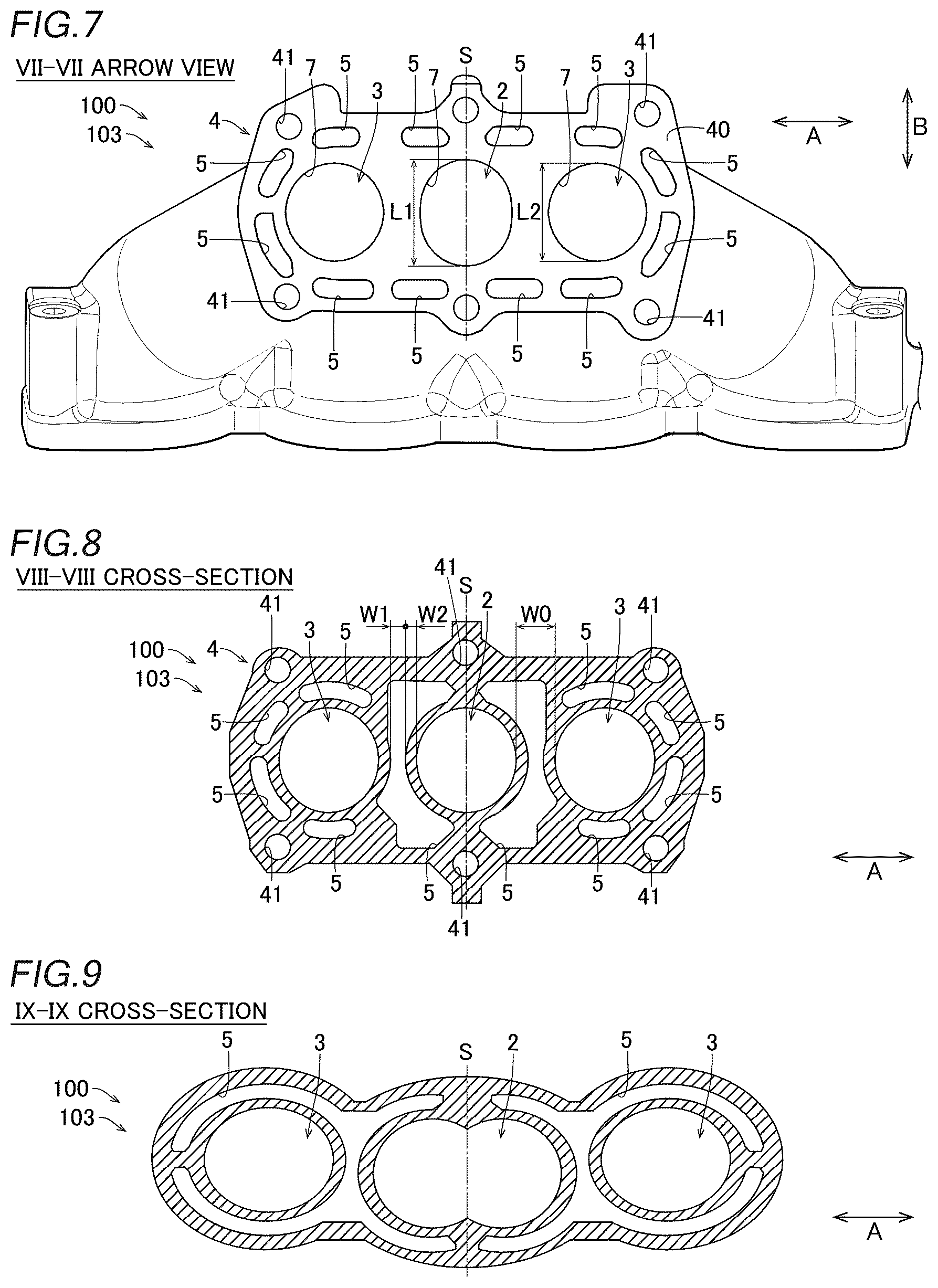 Patent US12366189 Figure 4 – Marine vessel and exhaust manifold for marine vessel