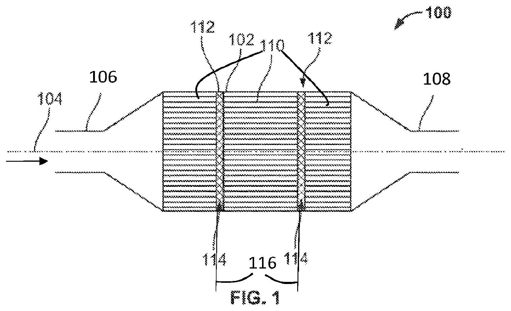 Patent US12366190 Figure 1 – Exhaust system and components thereof