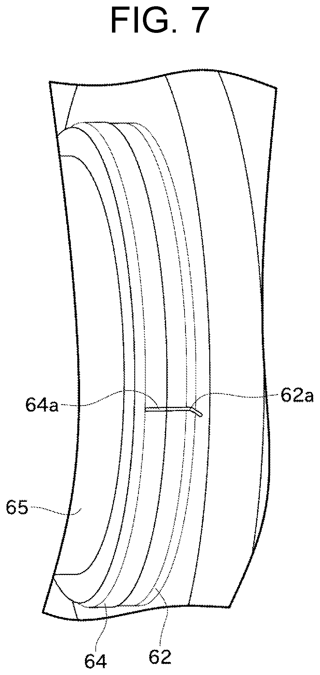 Patent US12366195 Figure 7 – Turbocharged engine arrangement