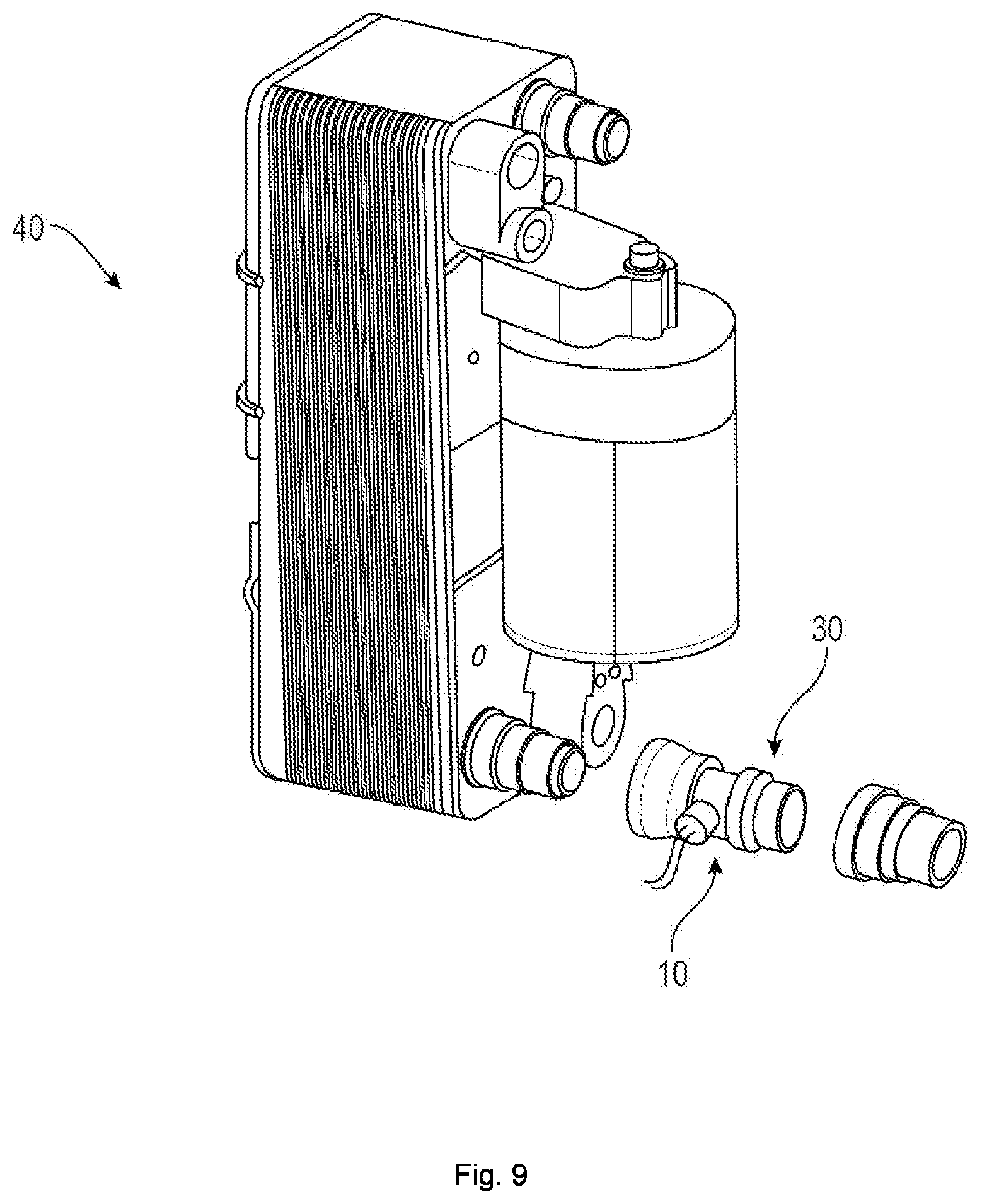 Patent US12366197 Figure 12 – Cooling loop, in particular for a motor vehicle, and sensor fitted on board the loop