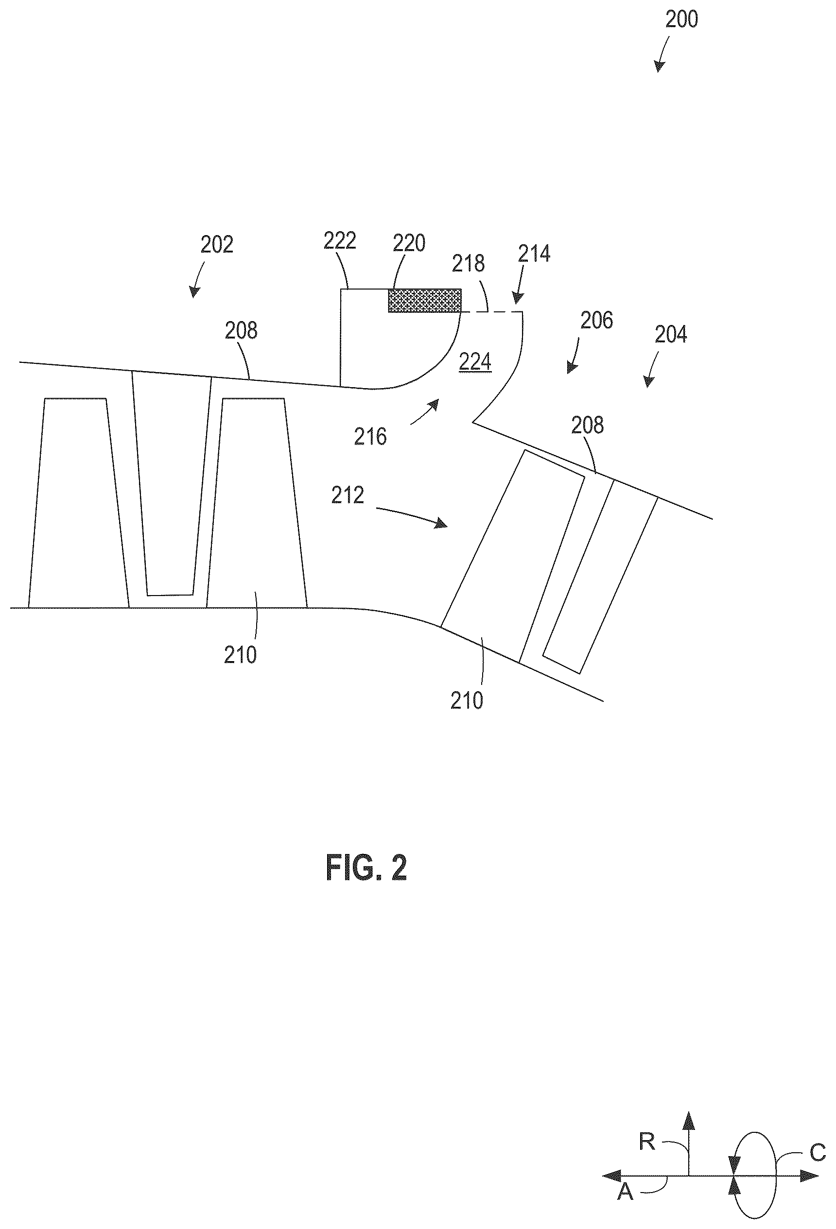 Patent US12366202 Figure 2 – Bleed valve assemblies
