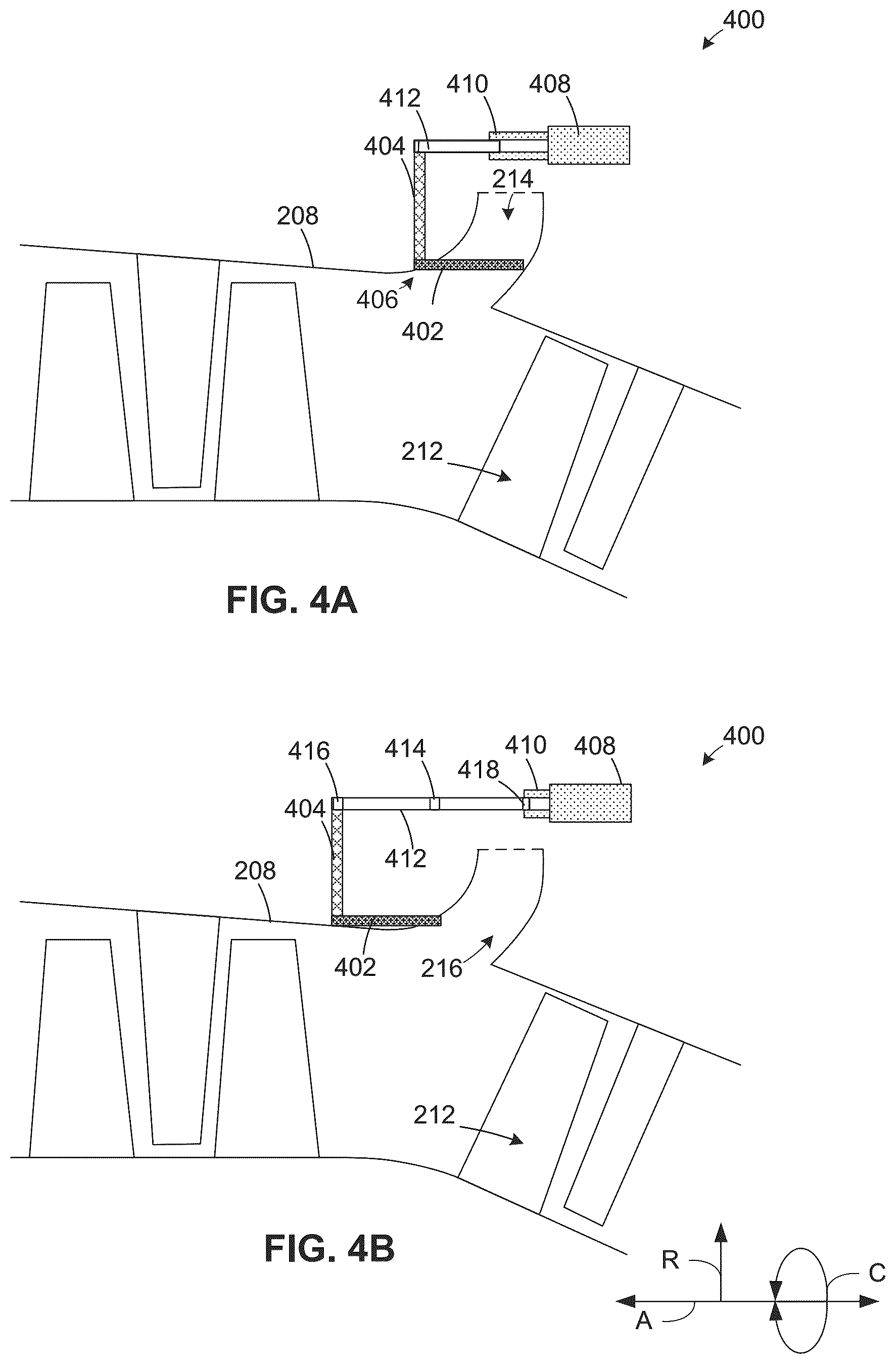 Patent US12366202 Figure 4 – Bleed valve assemblies