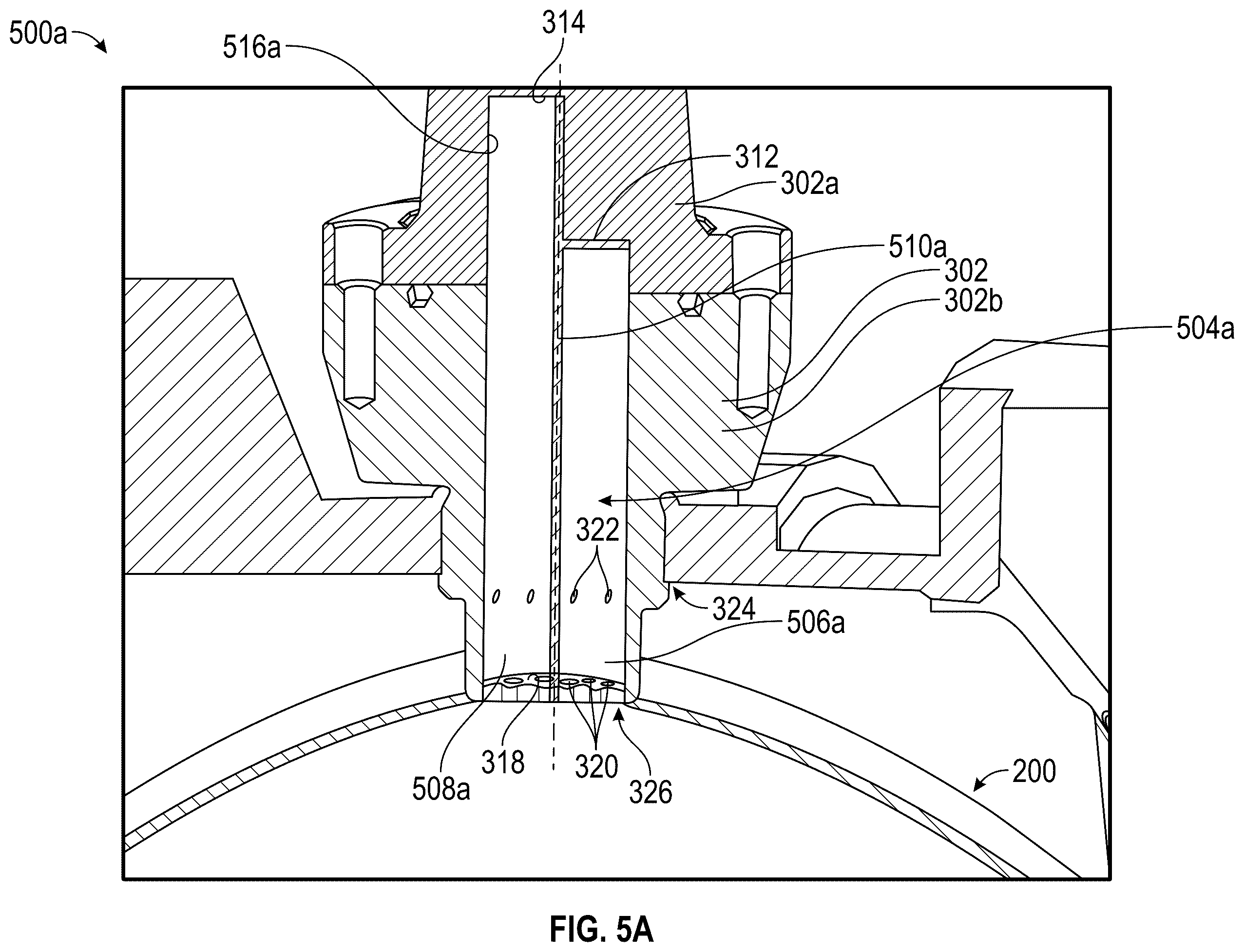 Patent US12366203 Figure 5 – Turbine engine having a multicavity damper