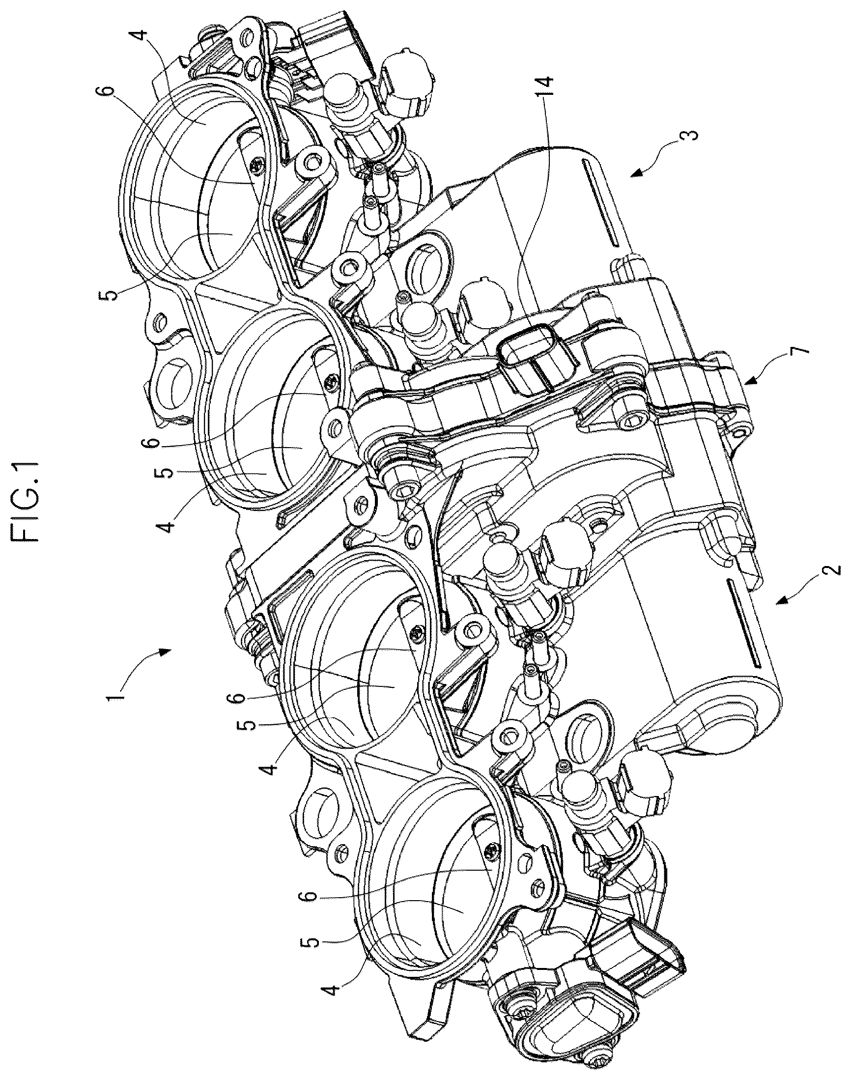 Patent US12366212 Figure 1 – Throttle device