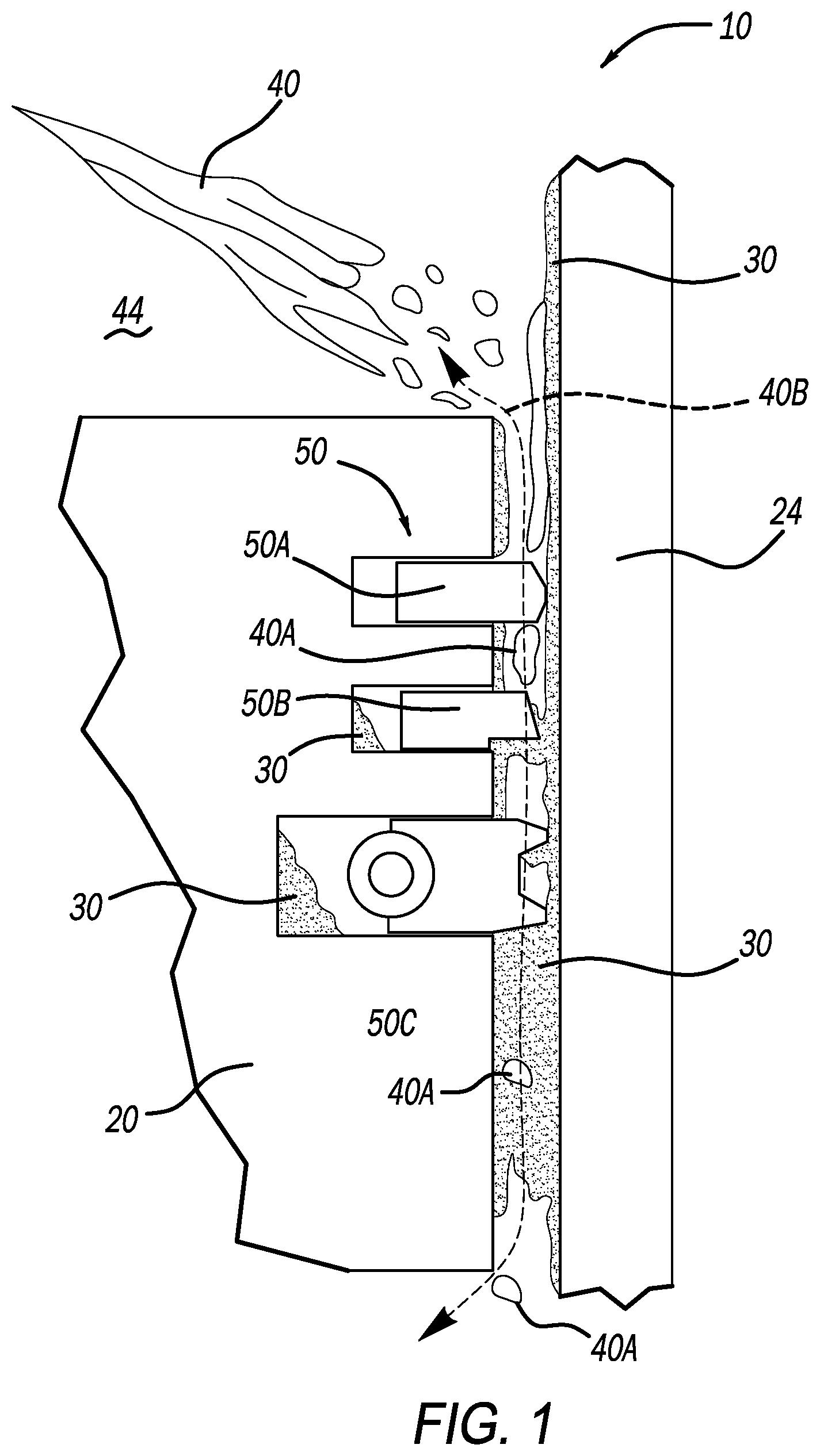Patent US12366214 — System and method for compensating fuel mass based on oil dilution — Figure 1