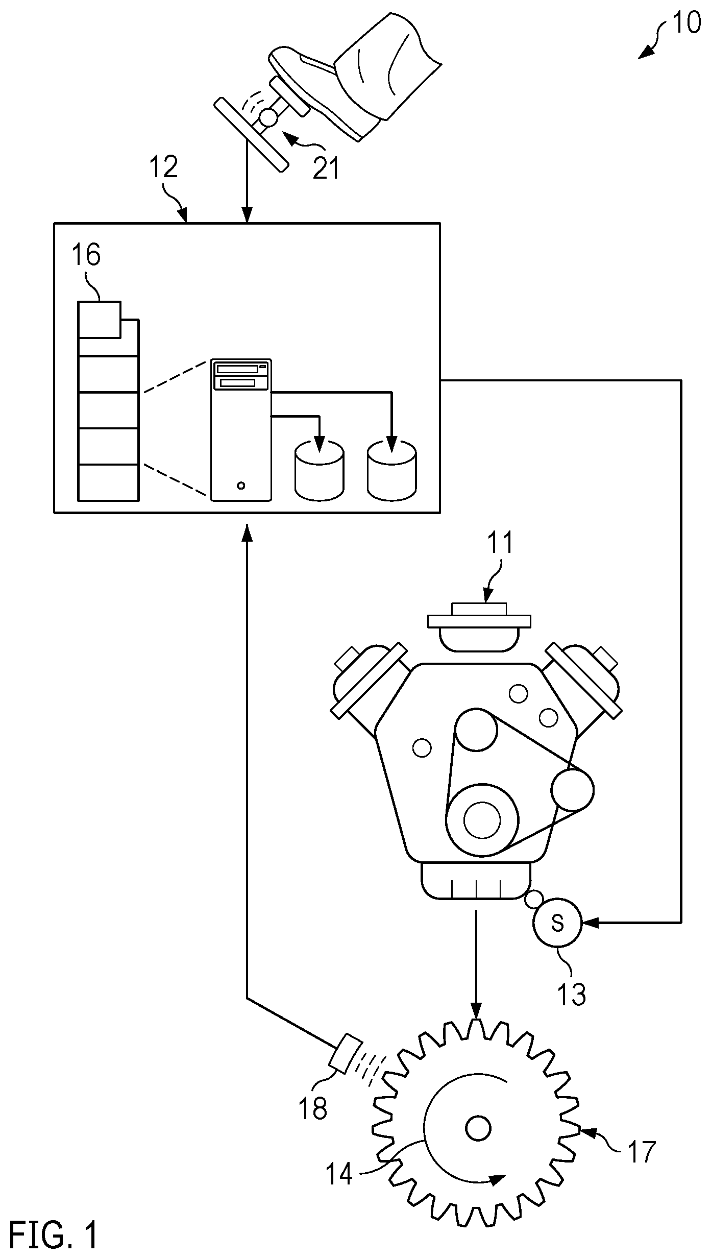 Patent US12366215 Figure 1 – Variable mode engine control