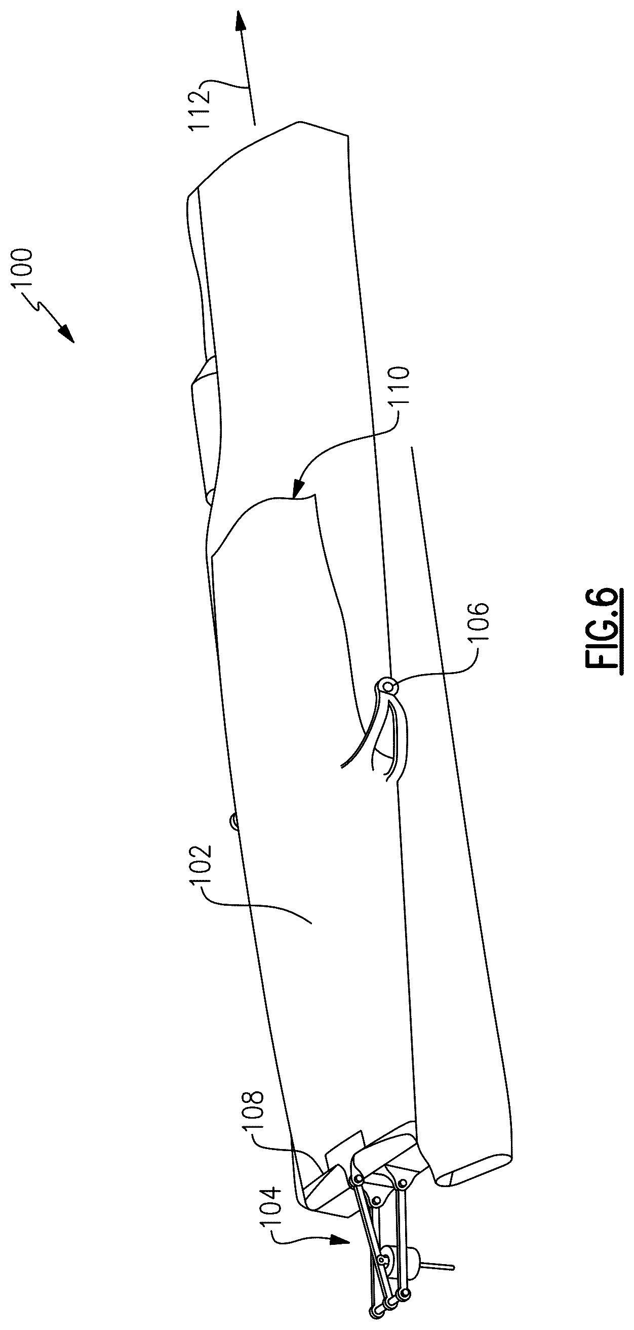 Patent US12366216 Figure 6 – Thrust reverser in condenser exit duct