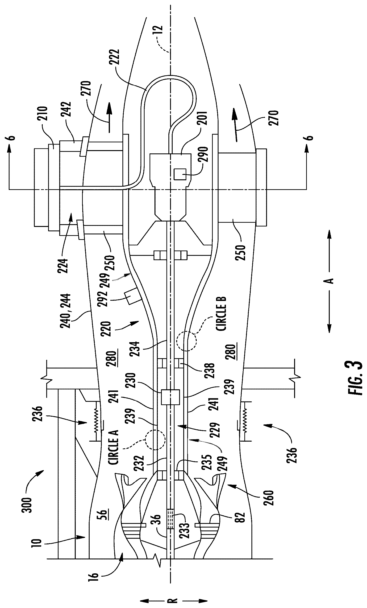 Patent US12366217 Figure 3 – Electric machine assembly