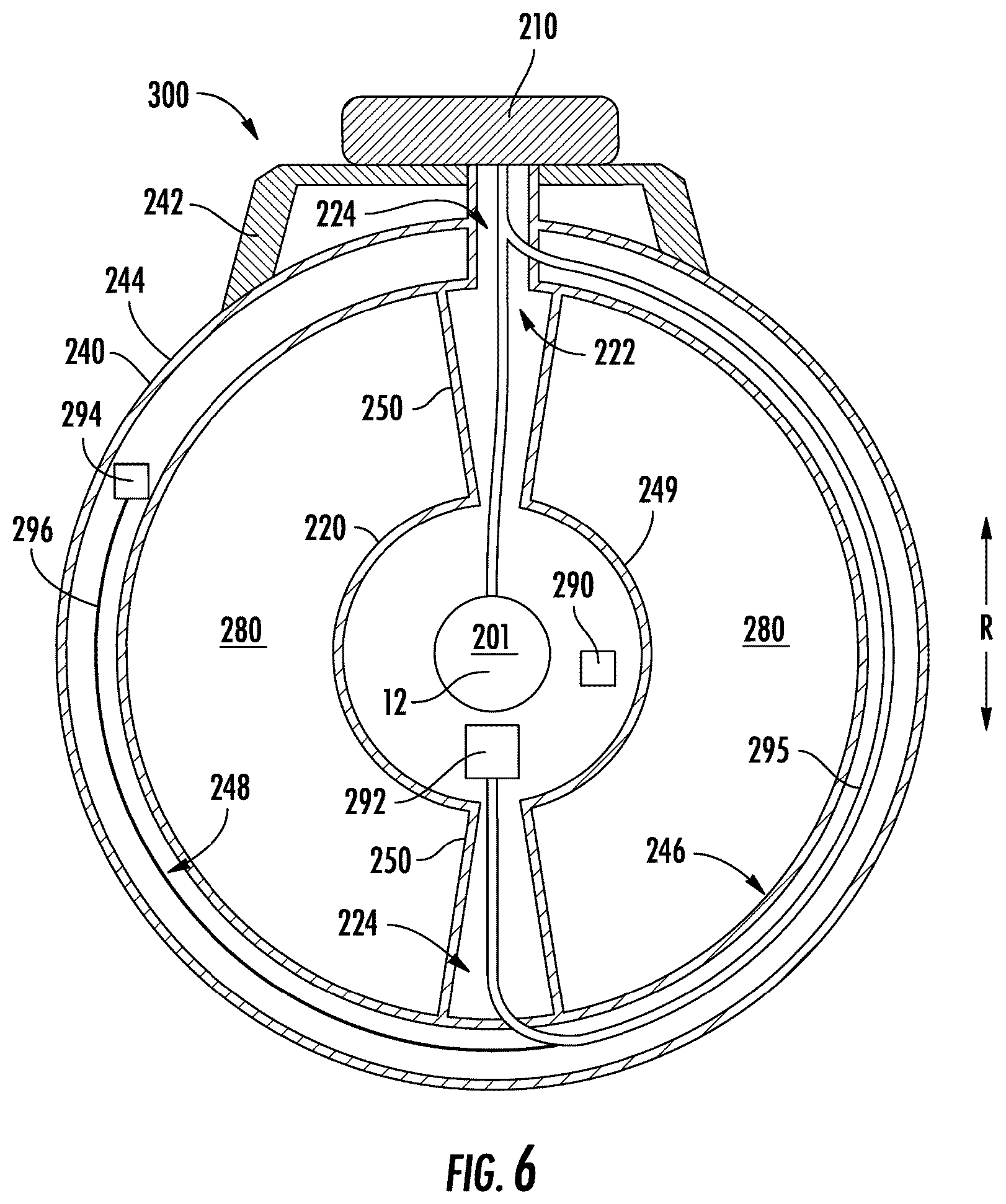 Patent US12366217 Figure 5 – Electric machine assembly